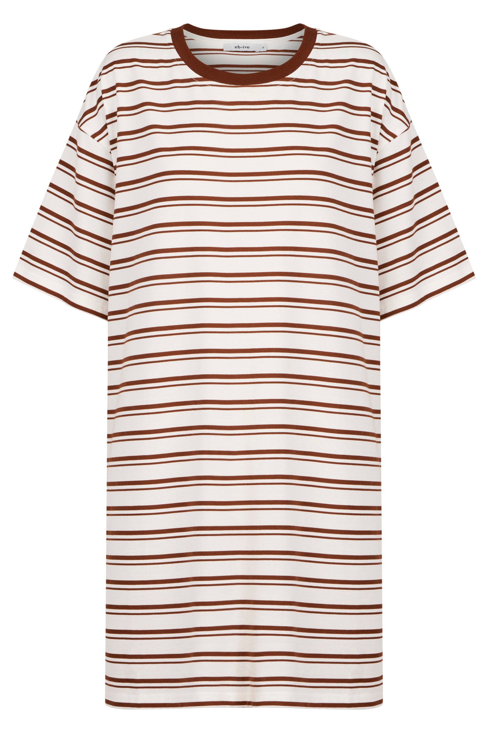 Paloma Striped Dress - Dune / White