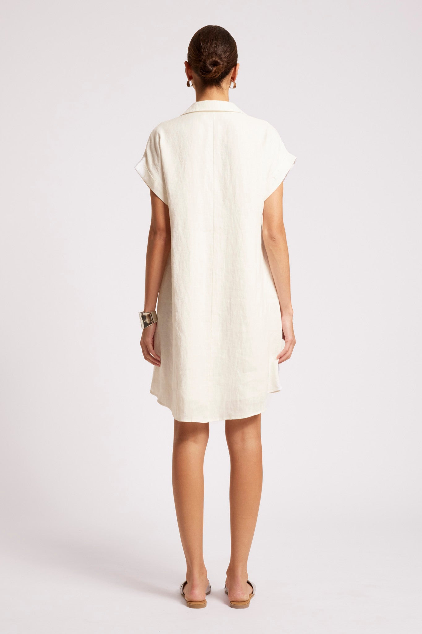Maris Shirt Dress - White