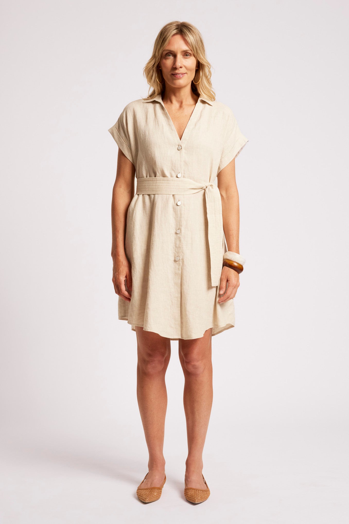 Maris Shirt Dress - Tusk