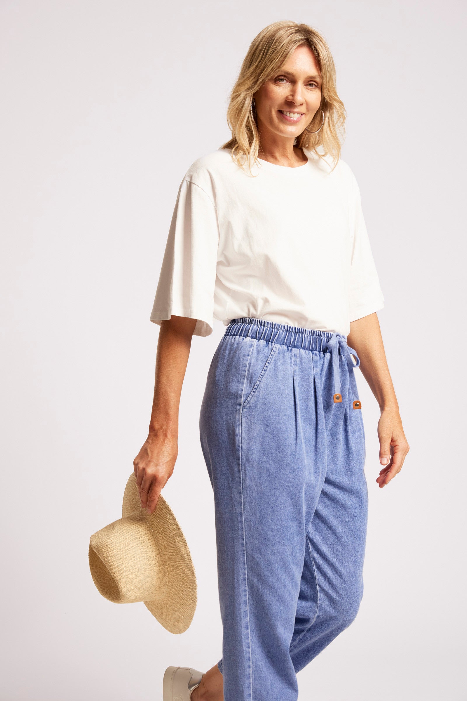 Dusk Jogger Denim Pant - Denim