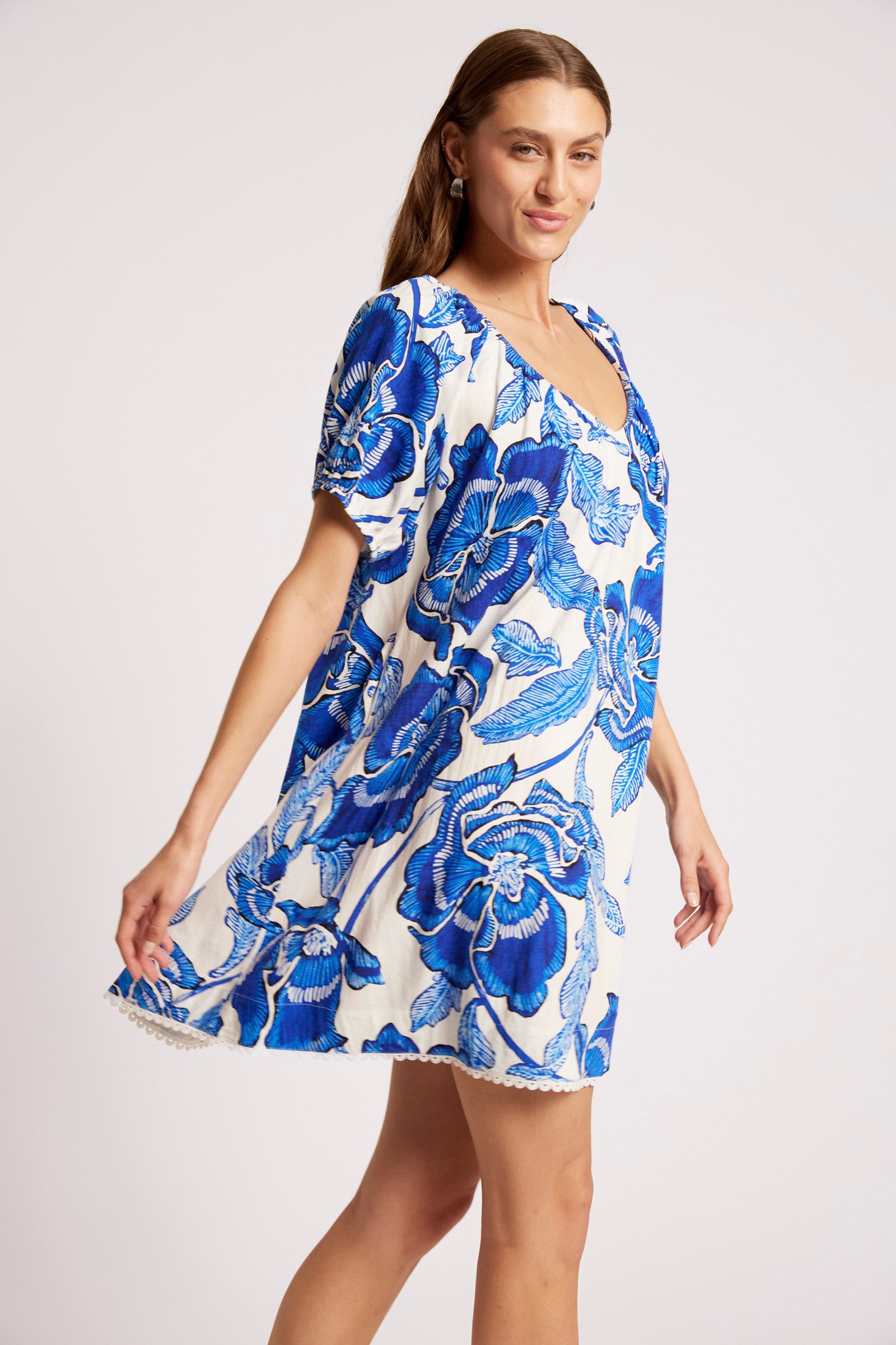 Gaia Dress - Azure