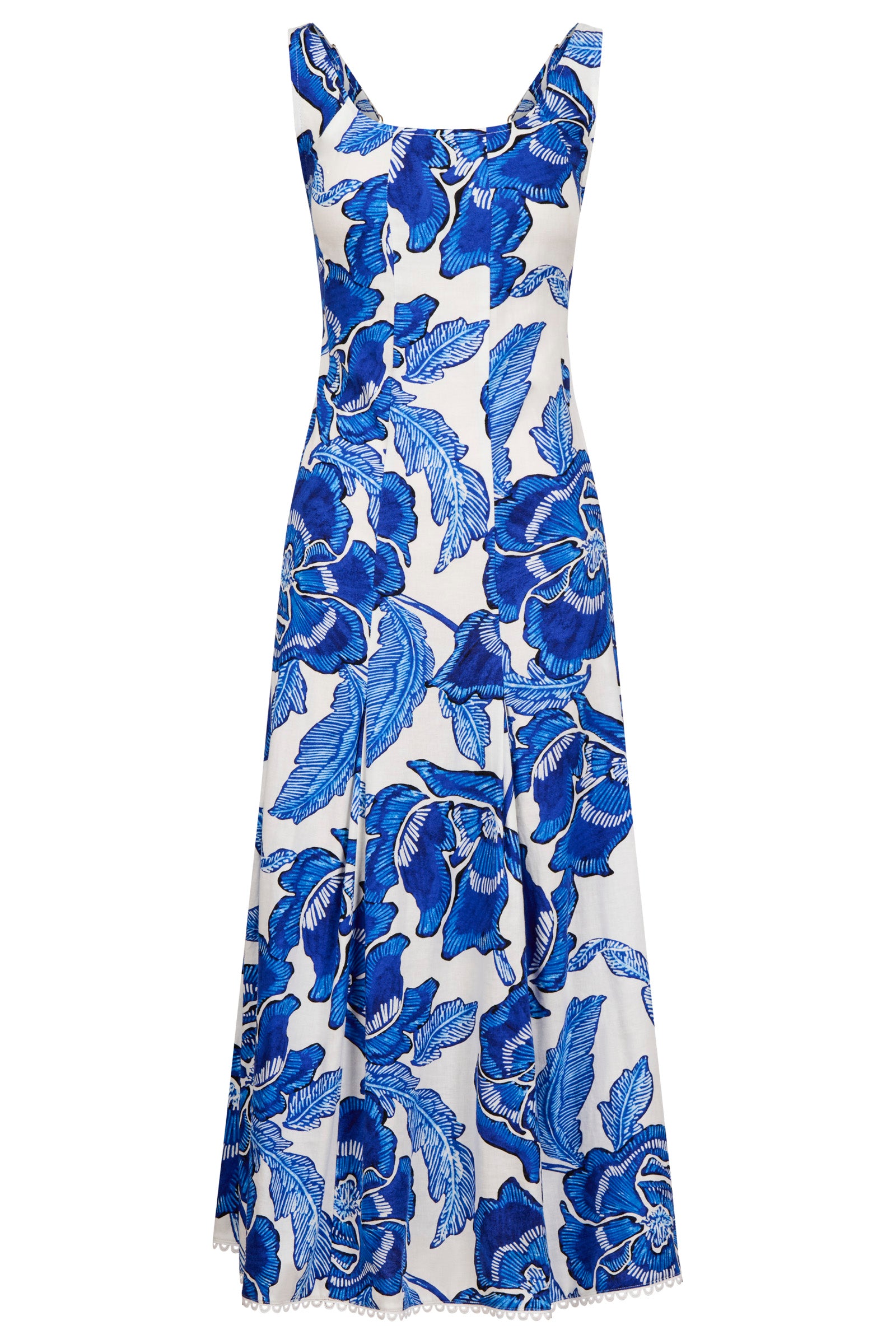 Gaia Tank Maxi Dress - Azure