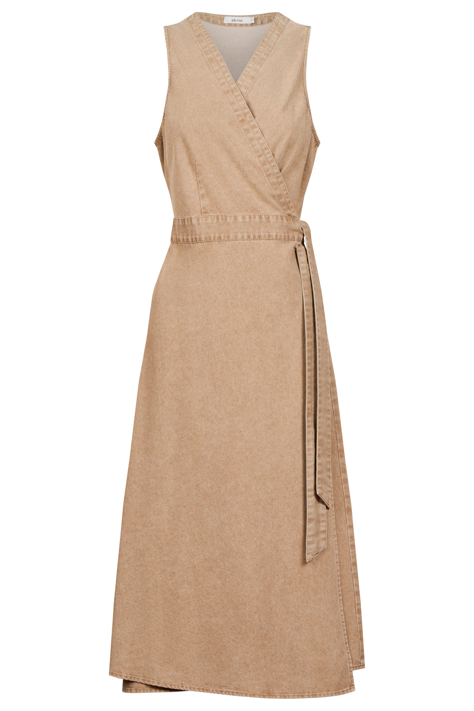 Dusk Denim Wrap Dress - Dune