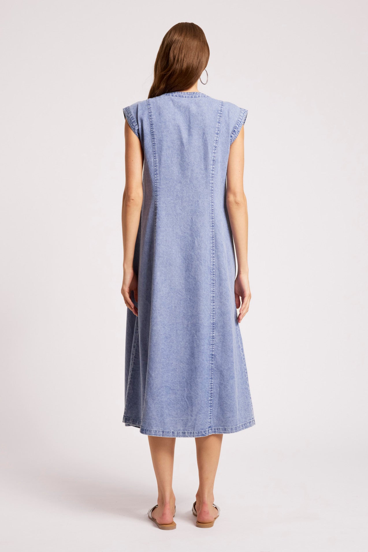 Dusk Denim Maxi Dress - Denim