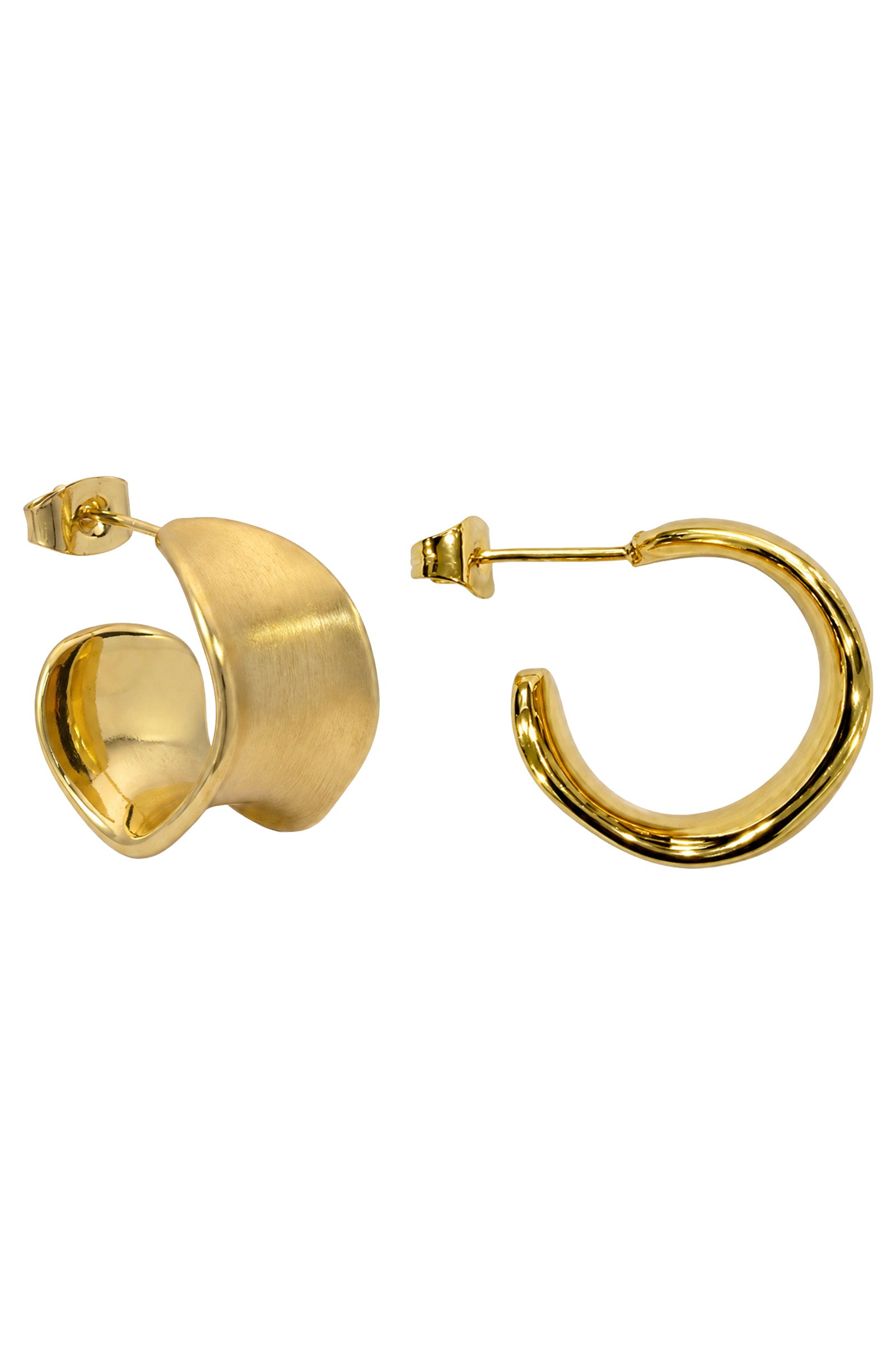 Olivera Curve Earring - Gold