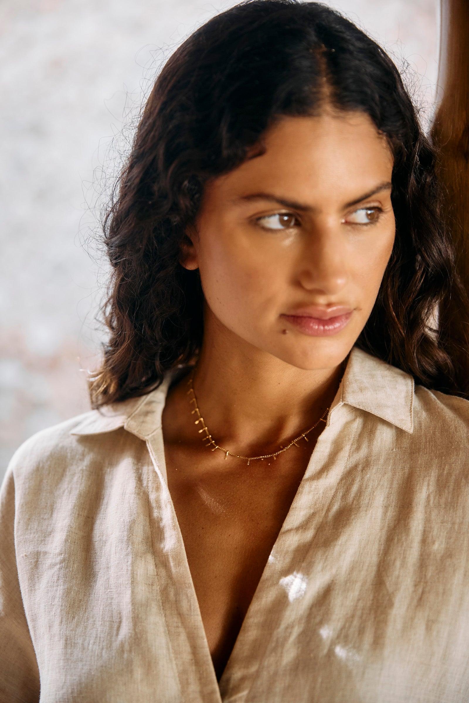 Drift Necklace - Gold Choker