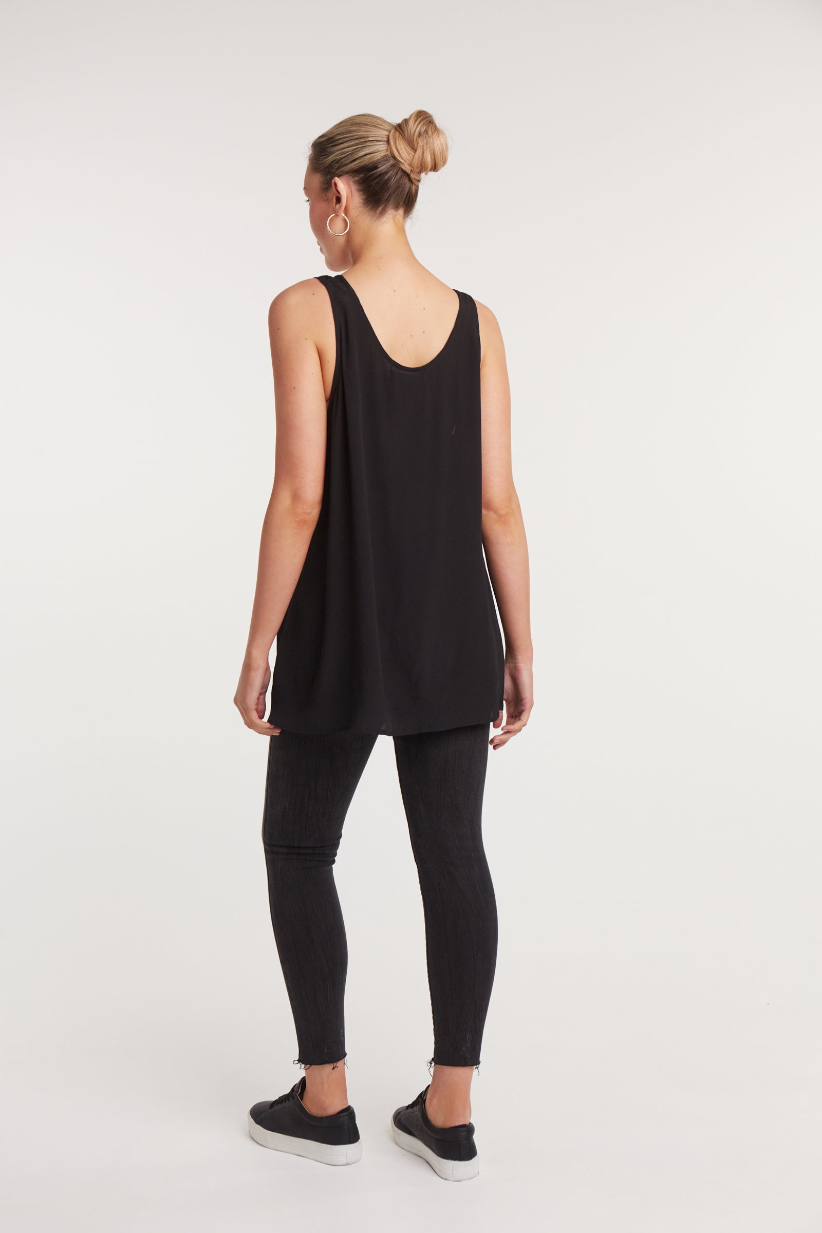 Basic Tank - Ebony - eb&ive Clothing - Basic Top Tank