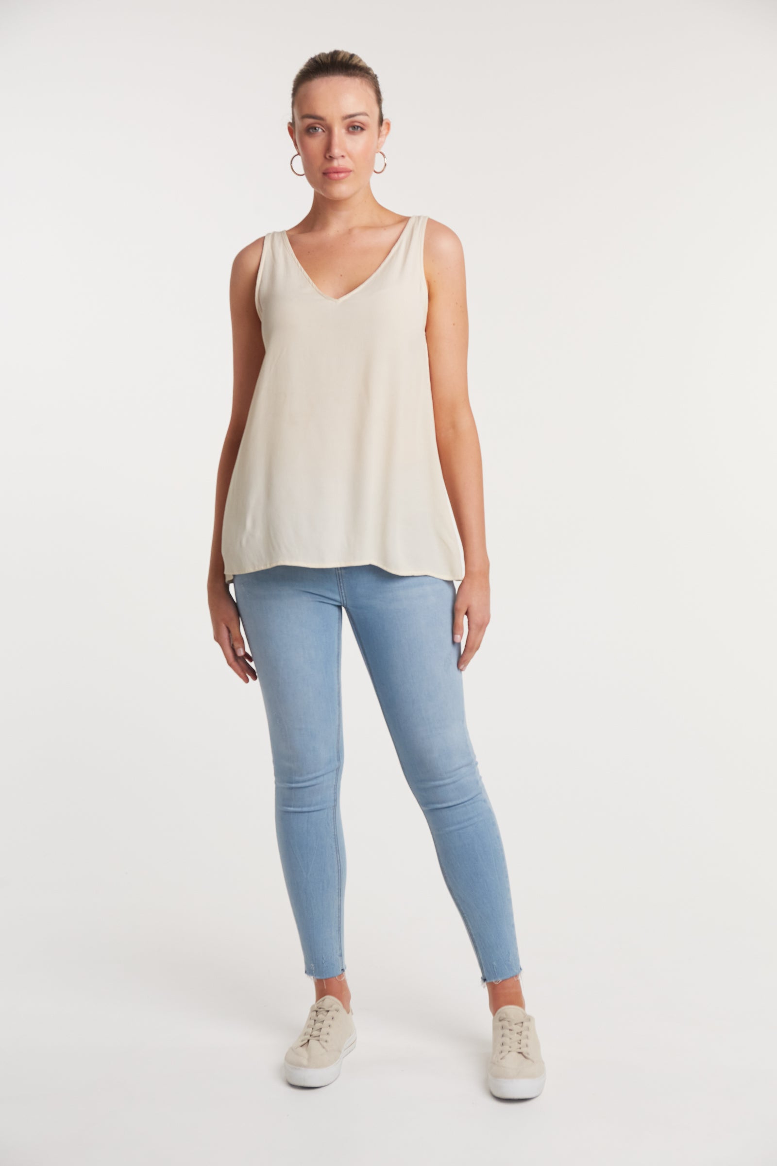 Basic Tank - Bisque - eb&ive Clothing - Basic Top Tank