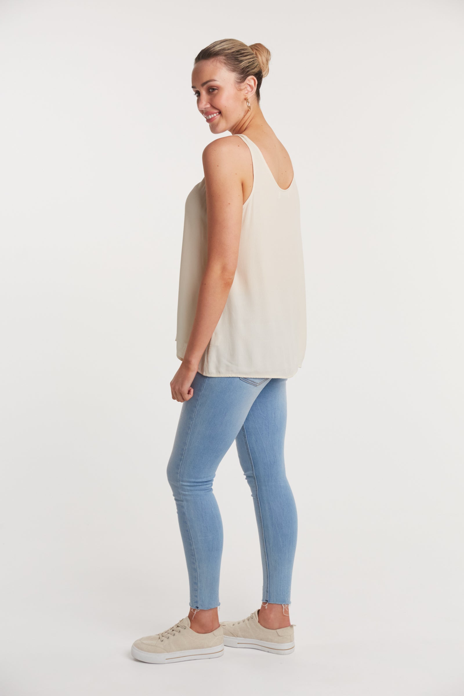 Basic Tank - Bisque - eb&ive Clothing - Basic Top Tank