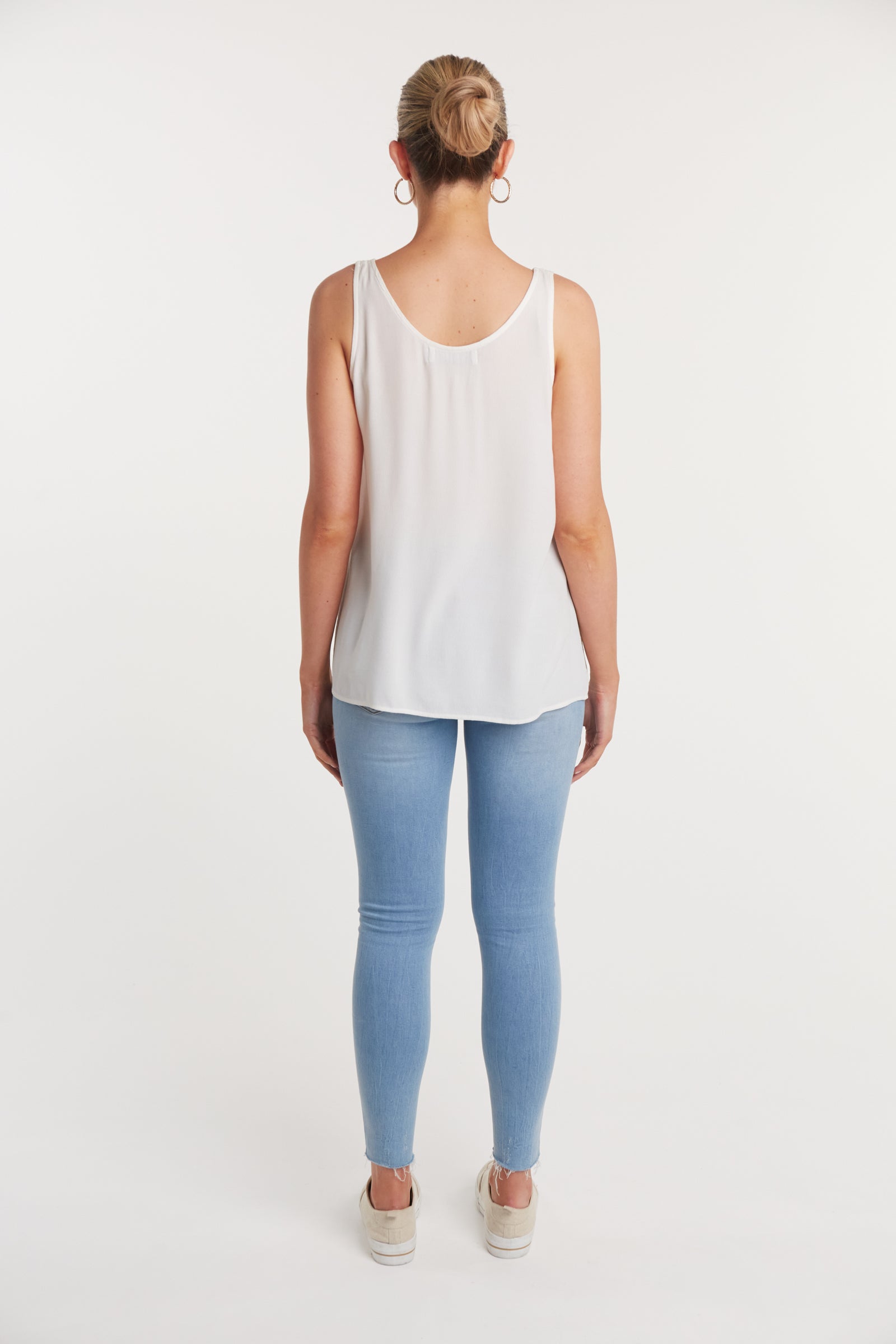 Basic Tank - Ivory - eb&ive Clothing - Basic Top Tank