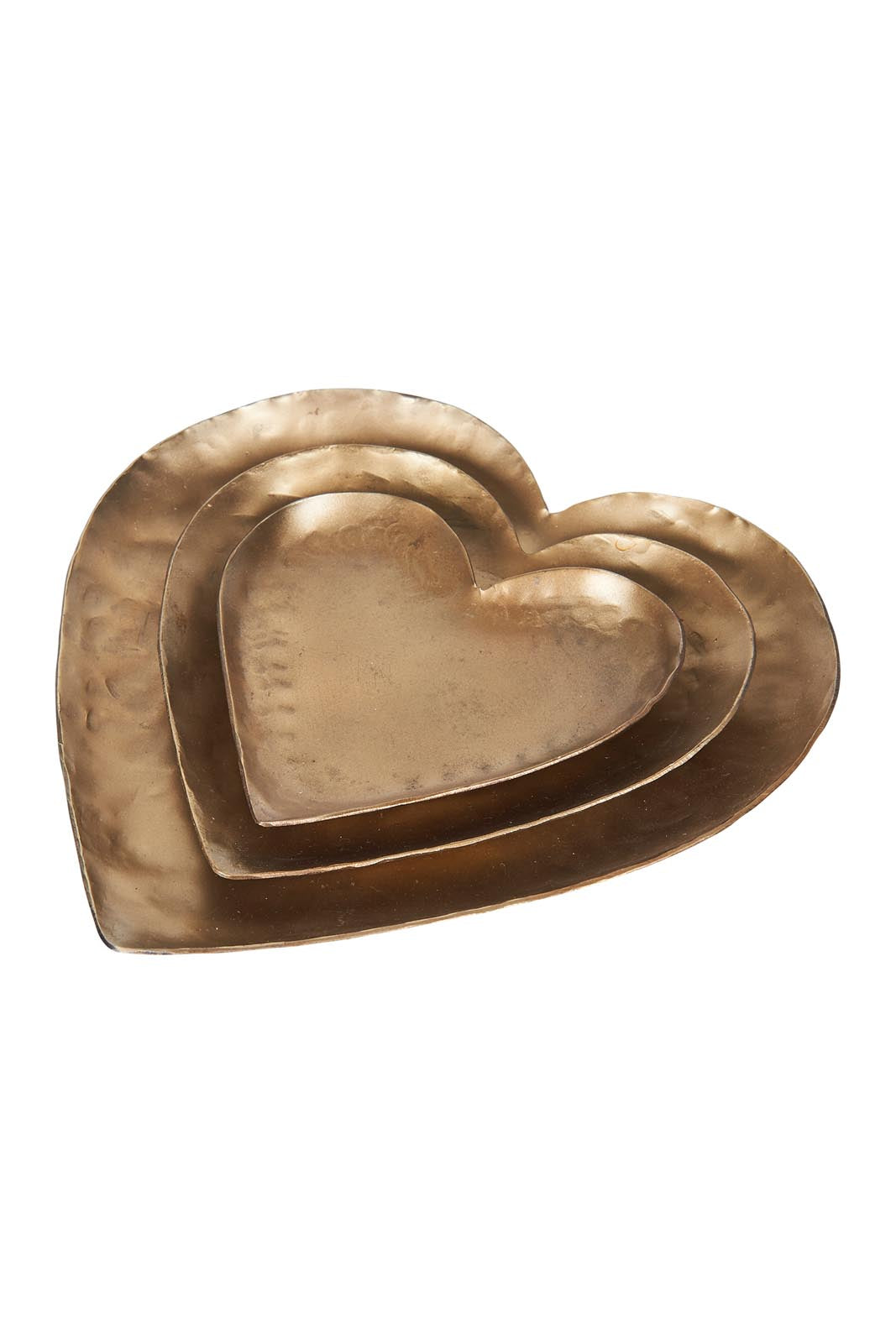 Luxe Heart Set - Brass - eb&ive Table Top