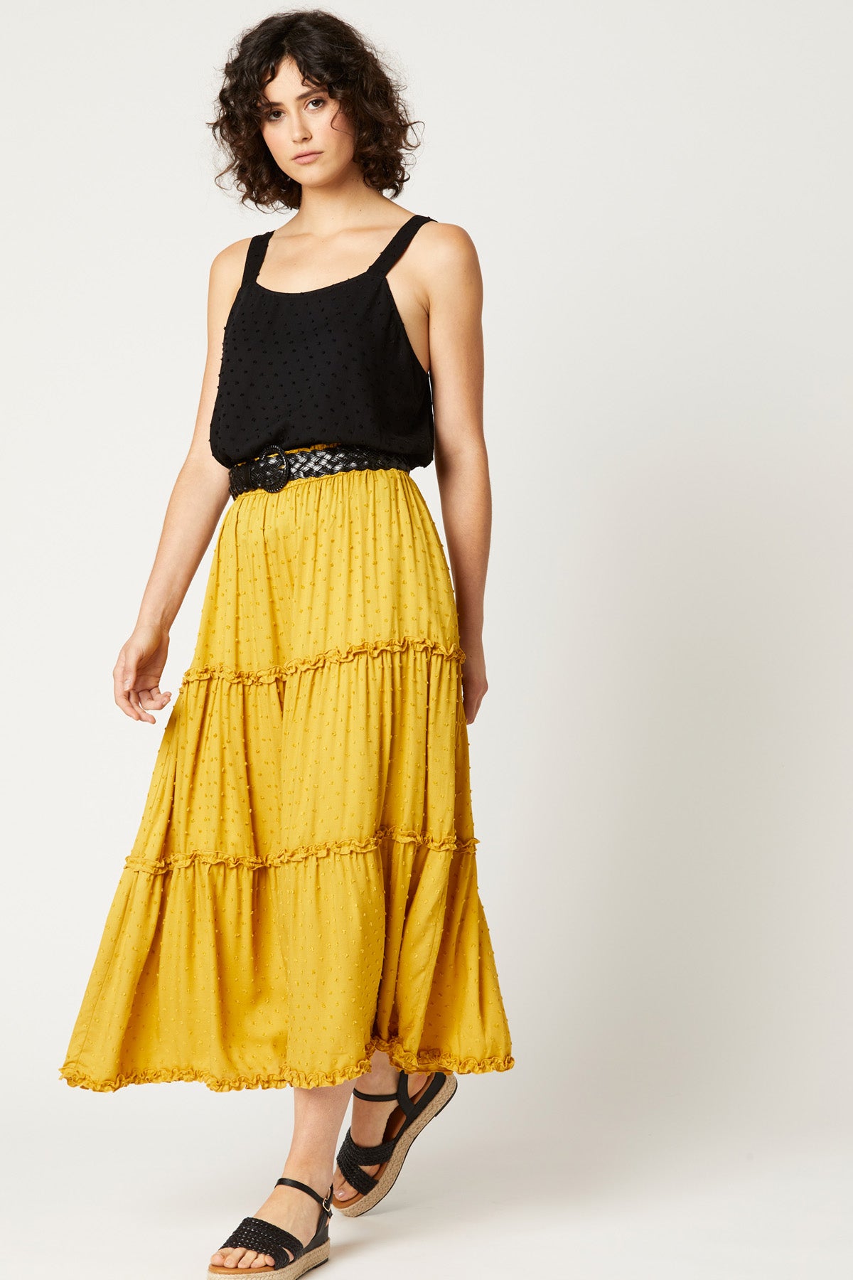 Jungle Maxi Skirt - Maize