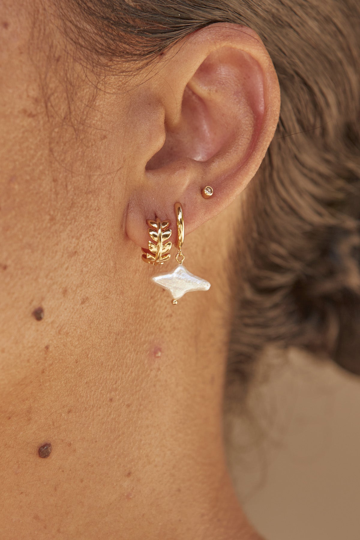 Legacy Earring - Gold Leaf - eb&ive Earring