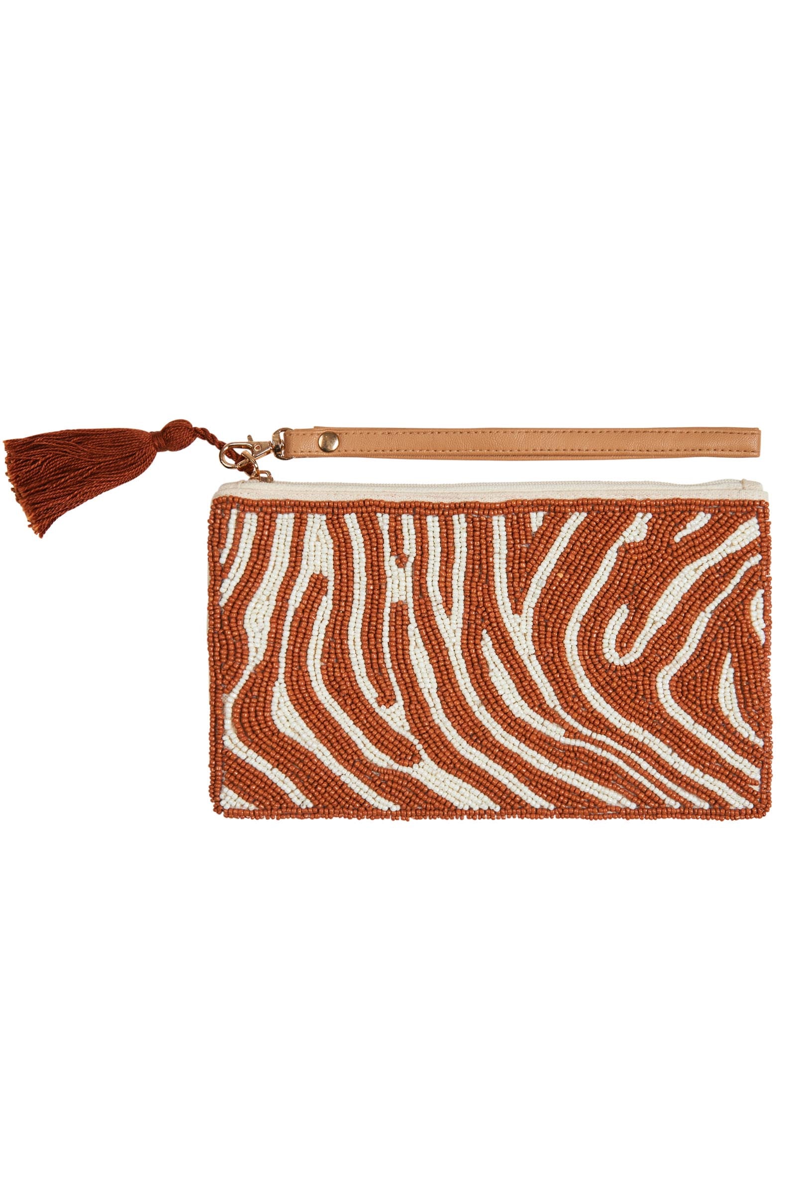 Rust sale clutch bag