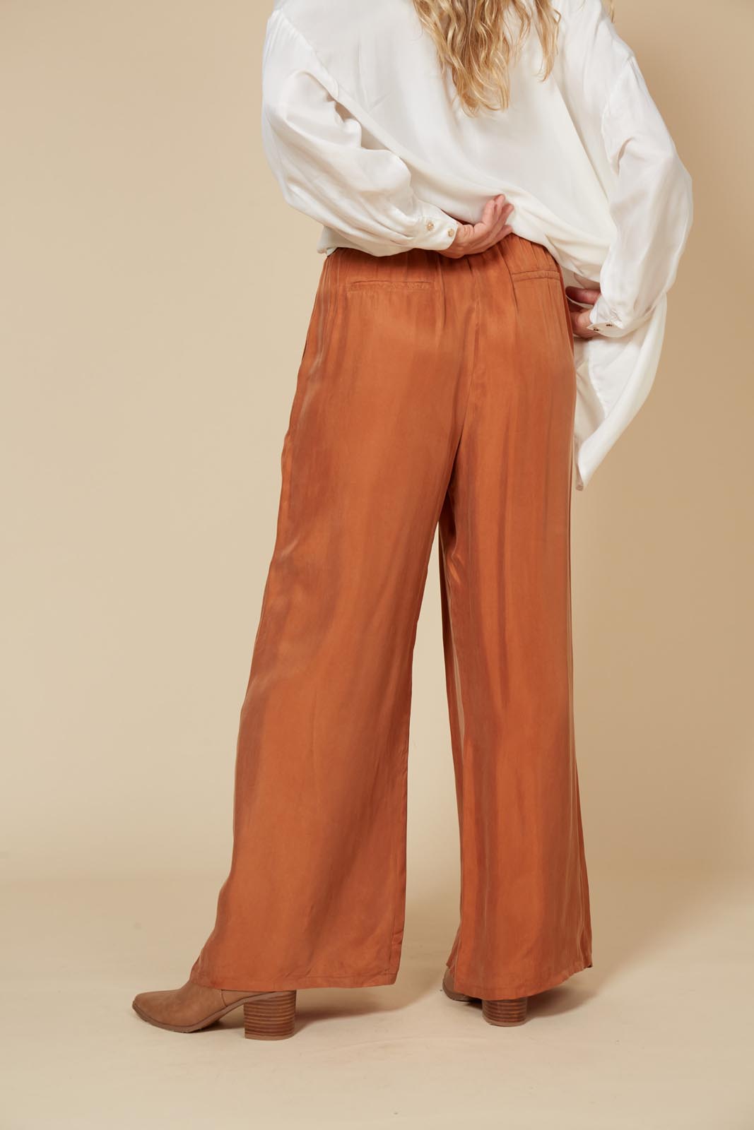 Vienetta Culotte Pant - Caramel - eb&ive Clothing - Pant Wide