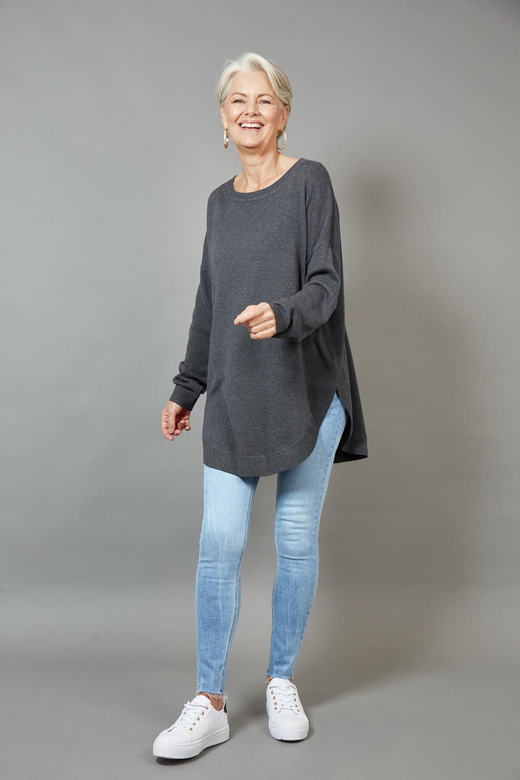 Cleo Jumper - Fossil - eb&ive Clothing - Knit Jumper One Size