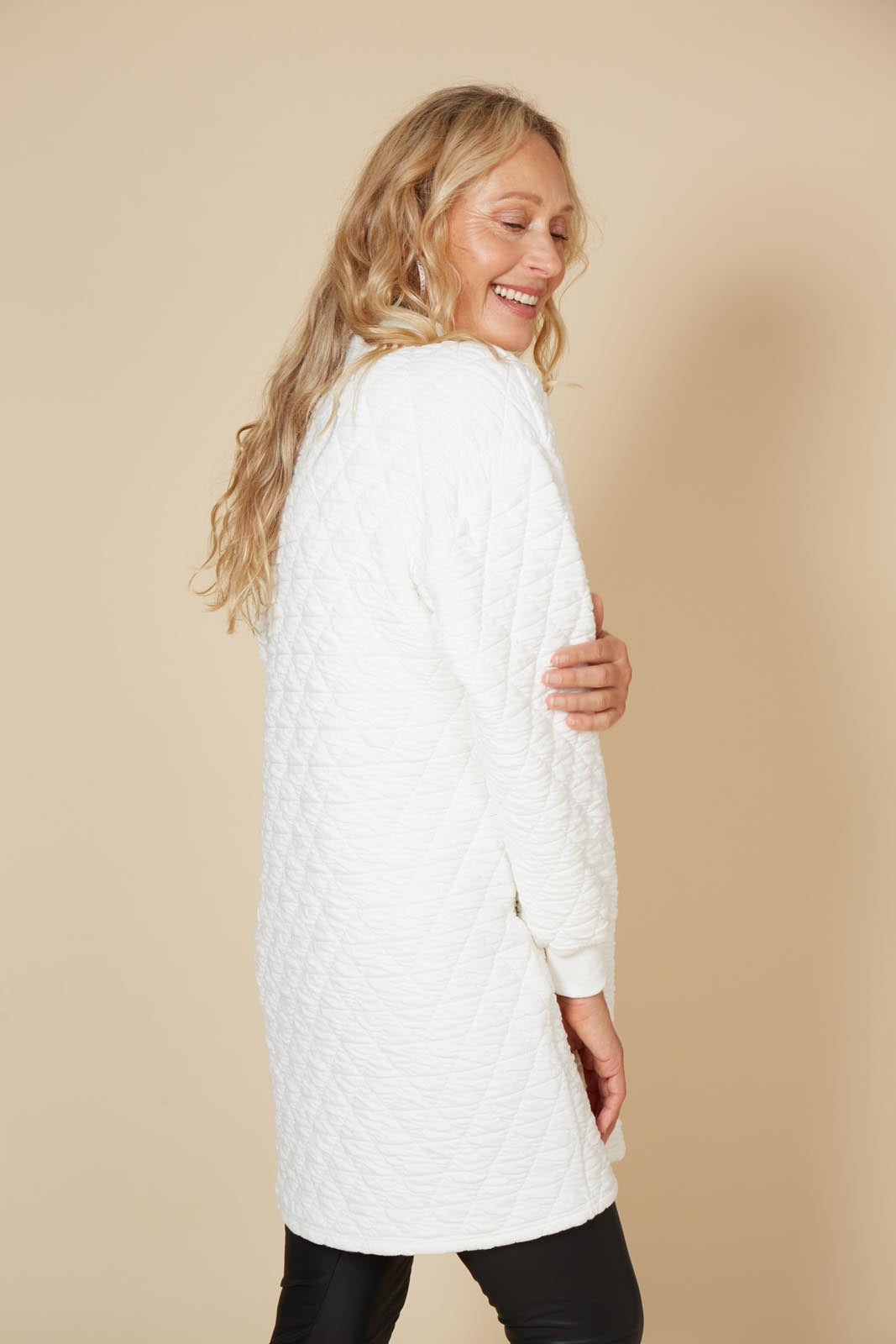 La Vida Relaxed Top/Dress - Blanc - eb&ive Clothing - Top Dress
