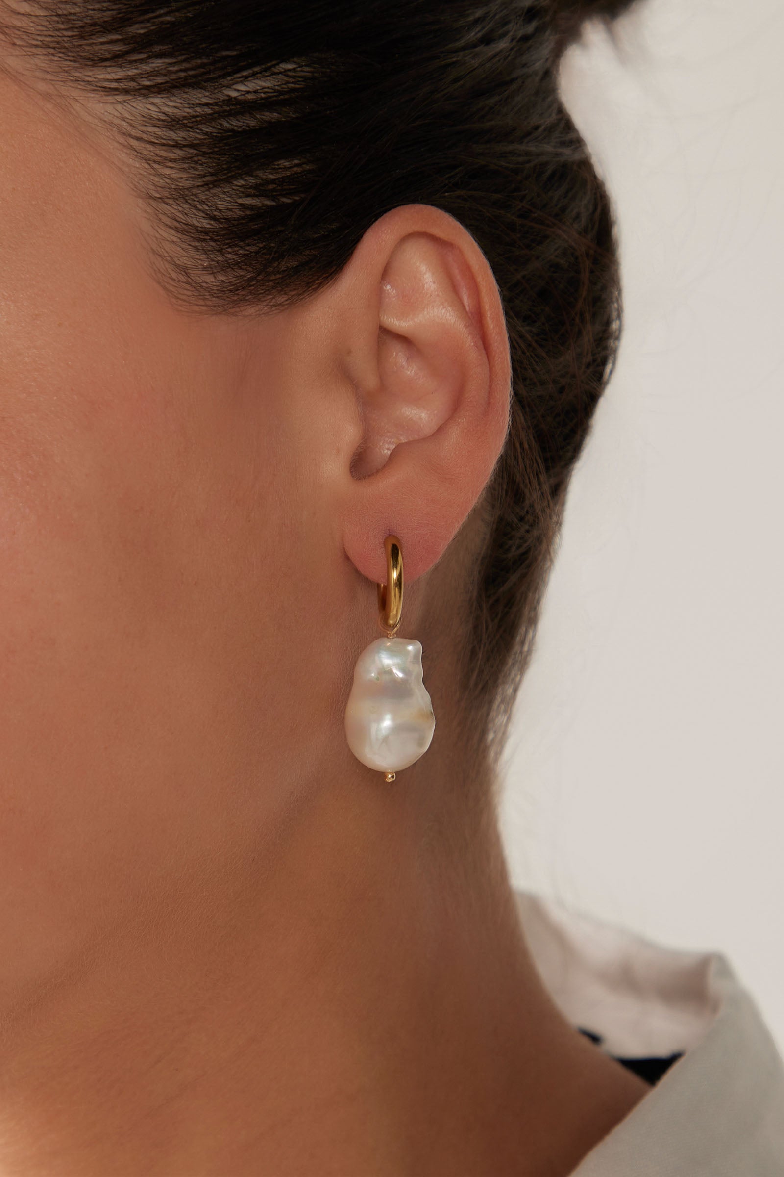 Heritage Earring - Natural Pearl - eb&ive Earring