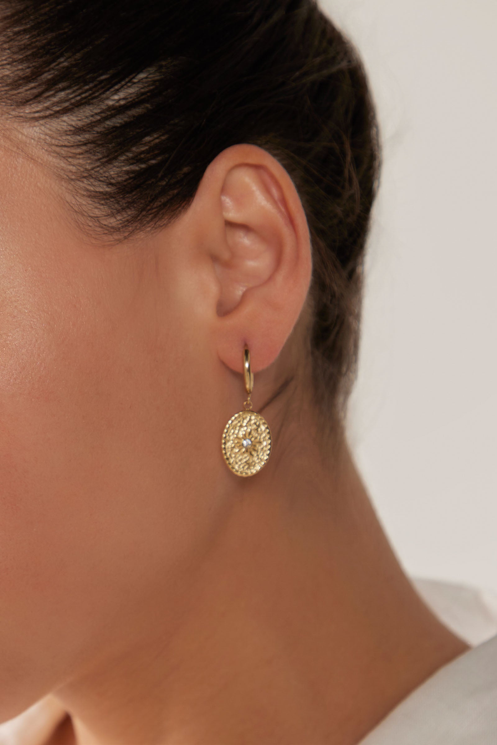 Heritage Earring - Gold Coin - eb&ive Earring