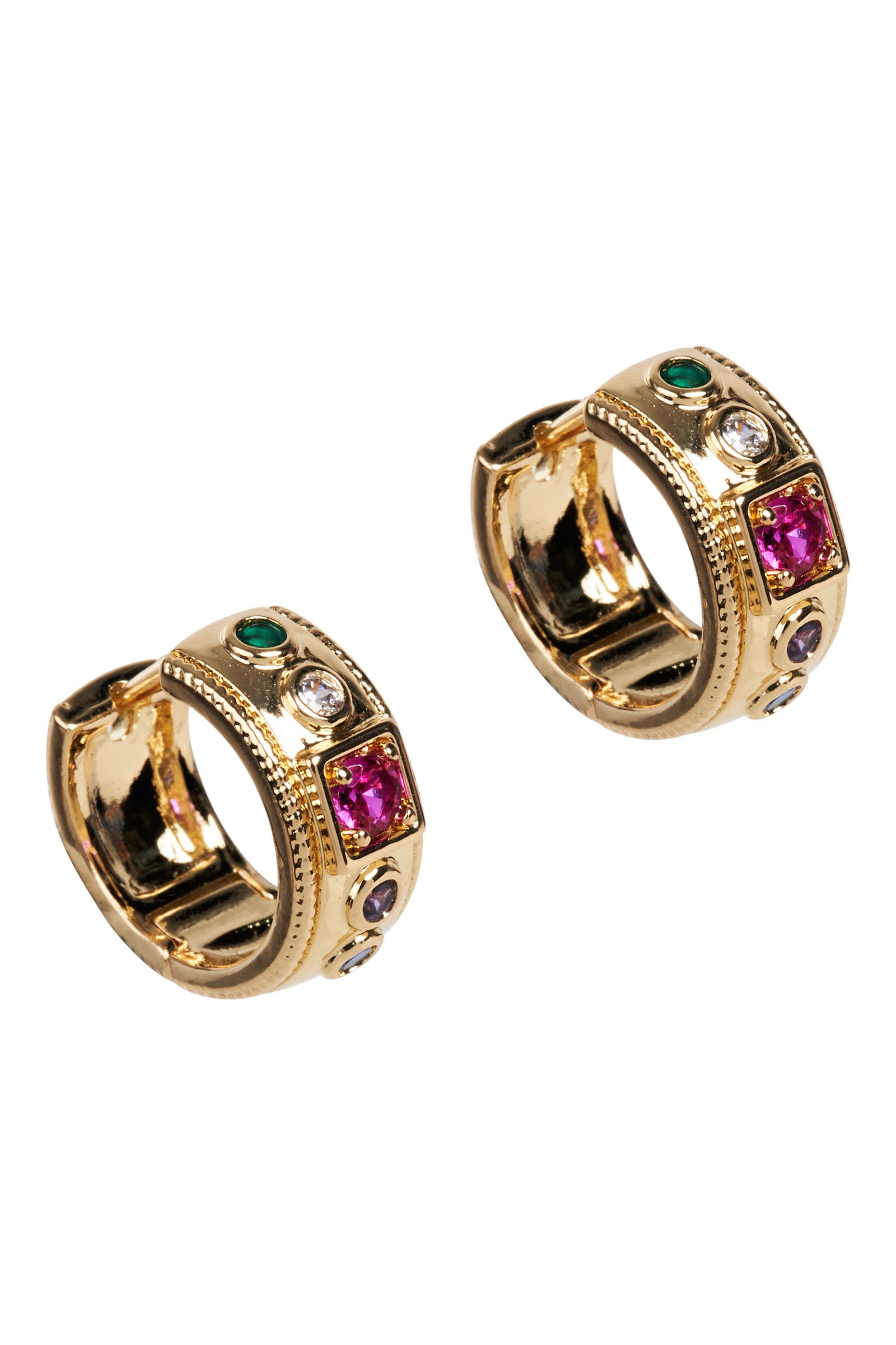 Heritage Earring - Gold Gem