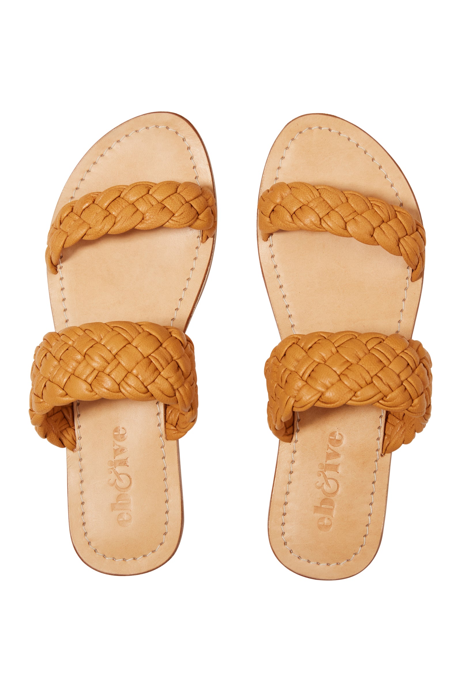 Lotus Slide - Tan - eb&ive Footwear - Sandals