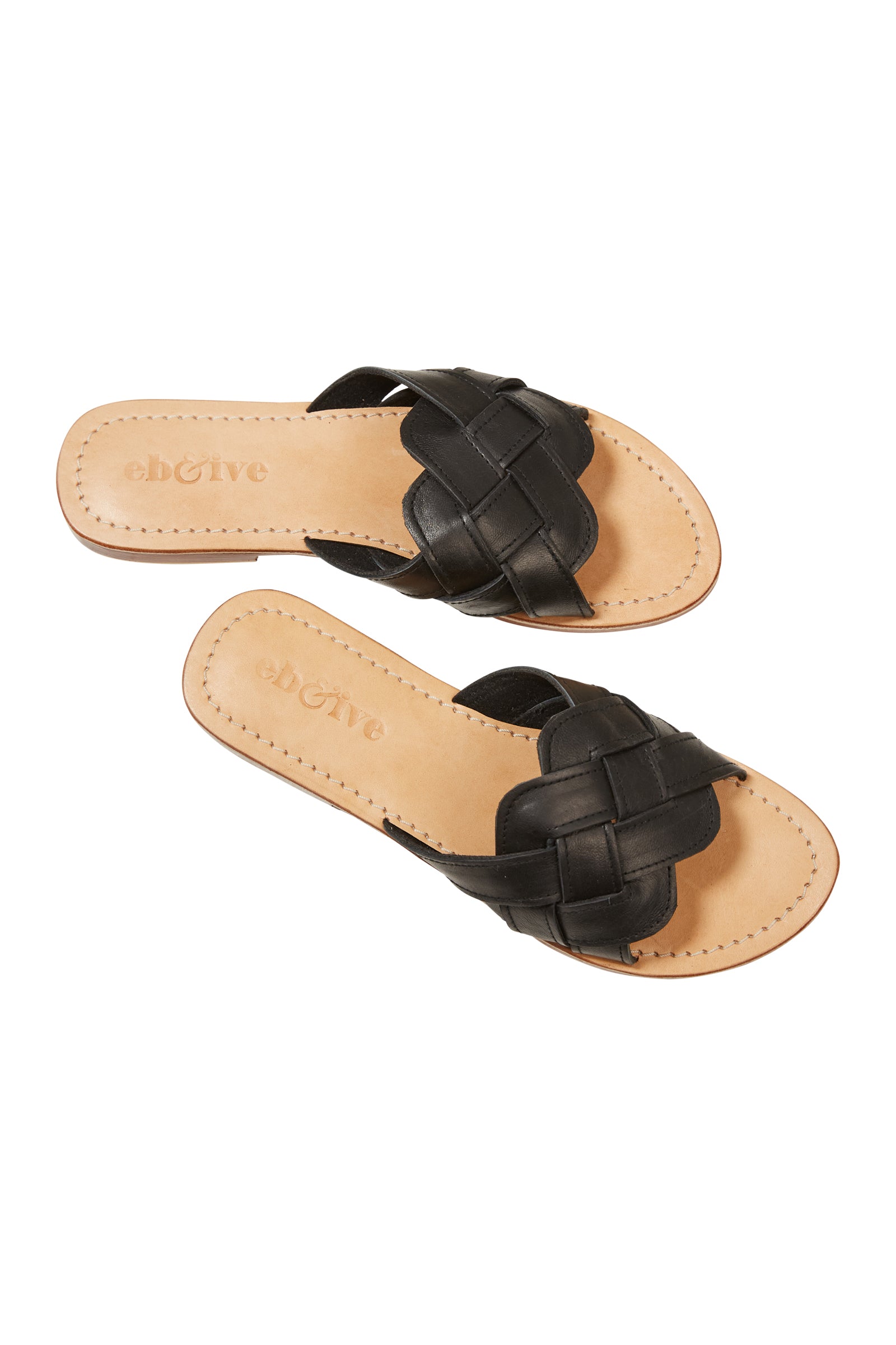 Alma Slide - Black - eb&ive Footwear - Sandals