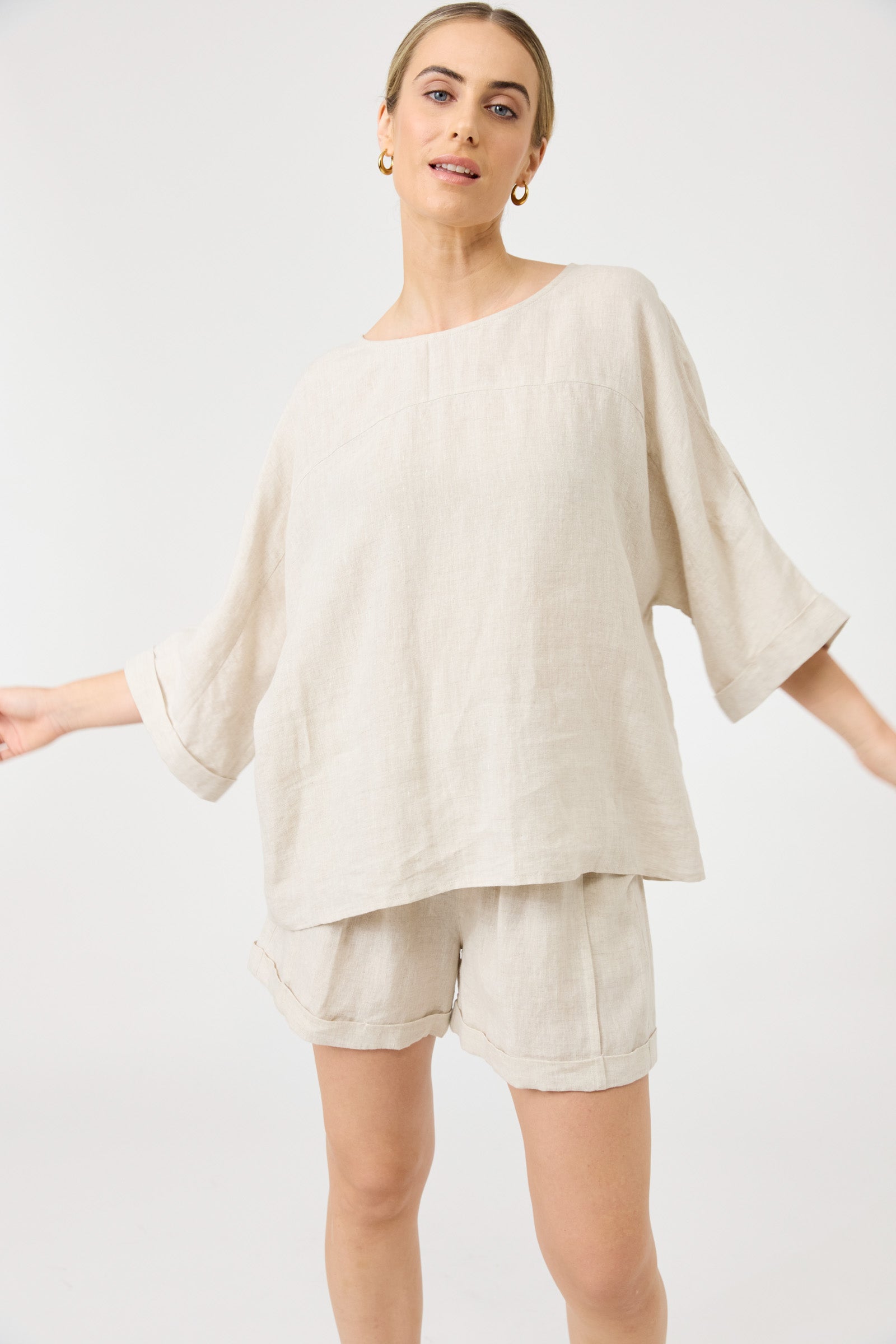 Studio Relaxed Top - Tusk