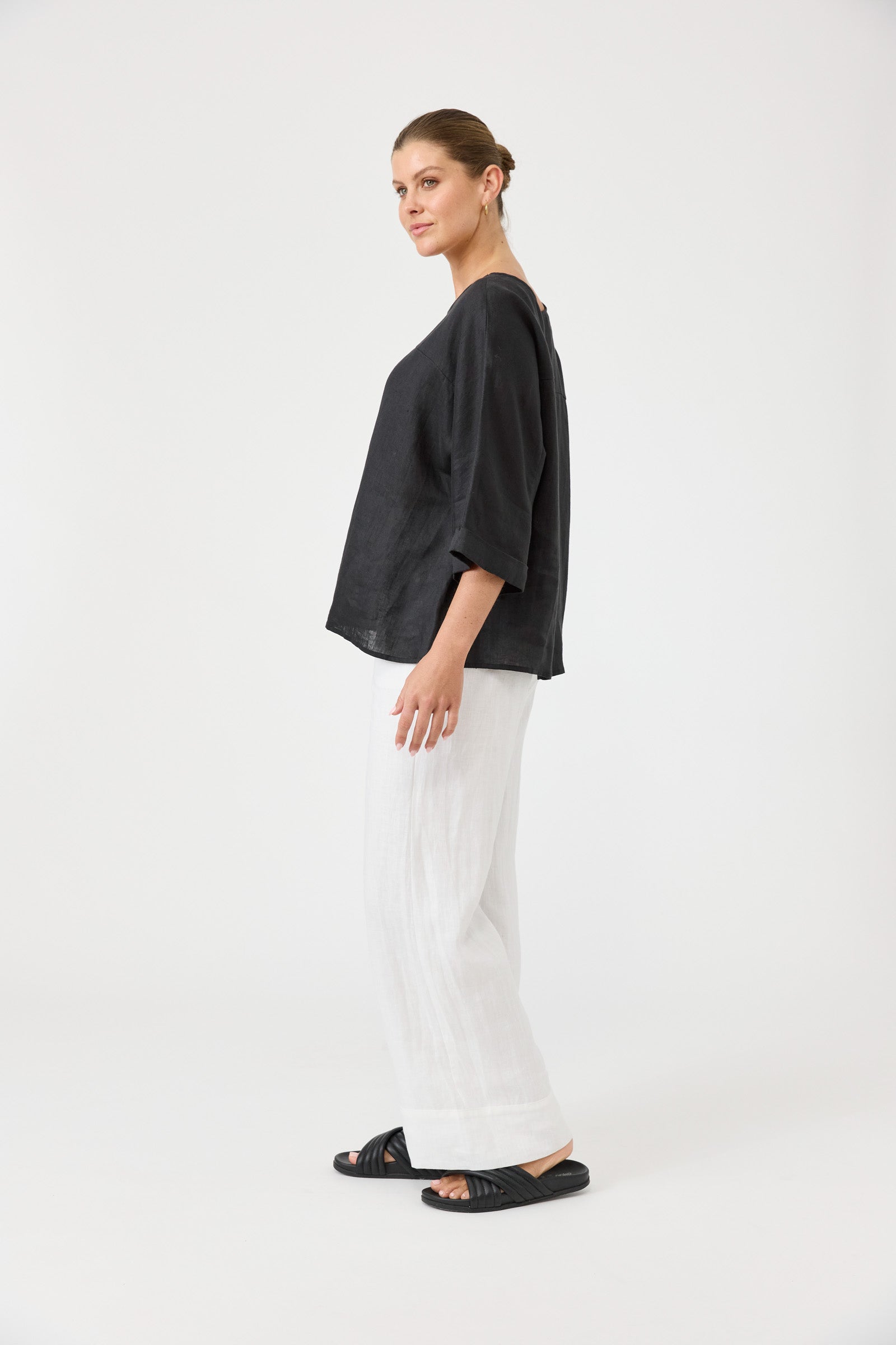 Studio Relaxed Top - Ebony