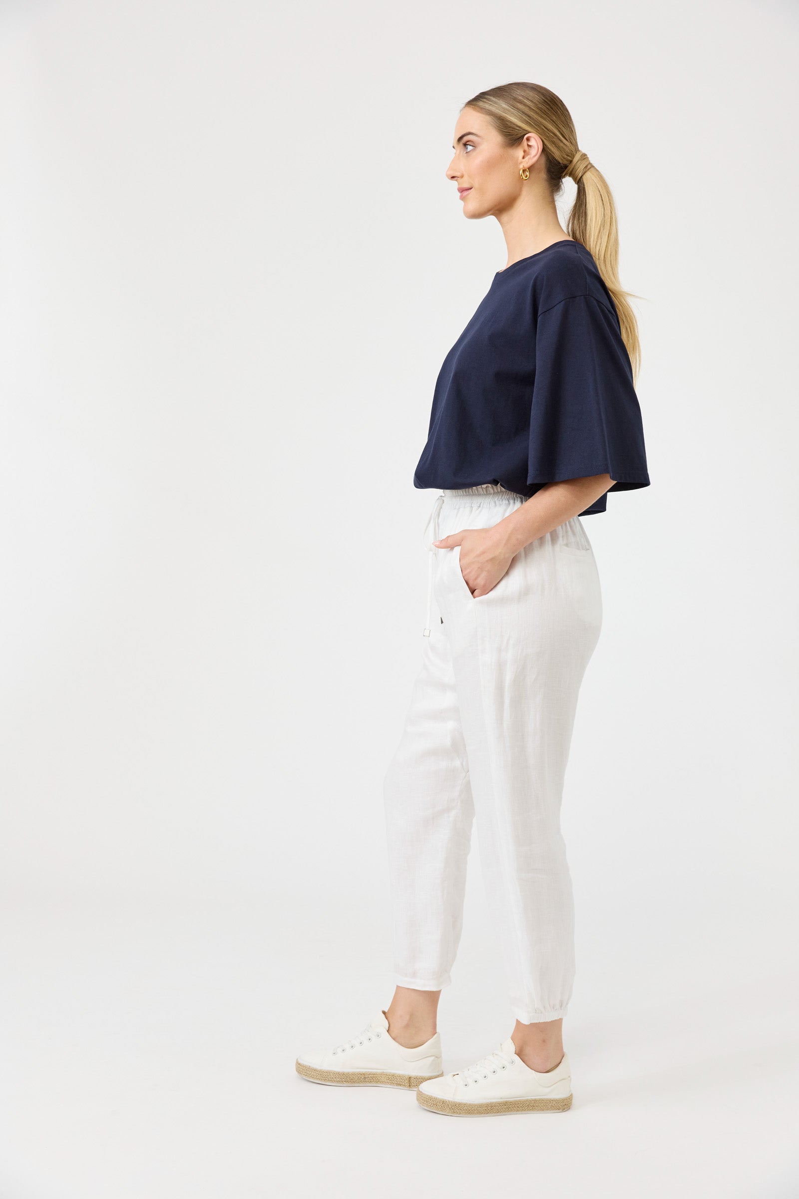 Studio Relaxed Pant - Salt