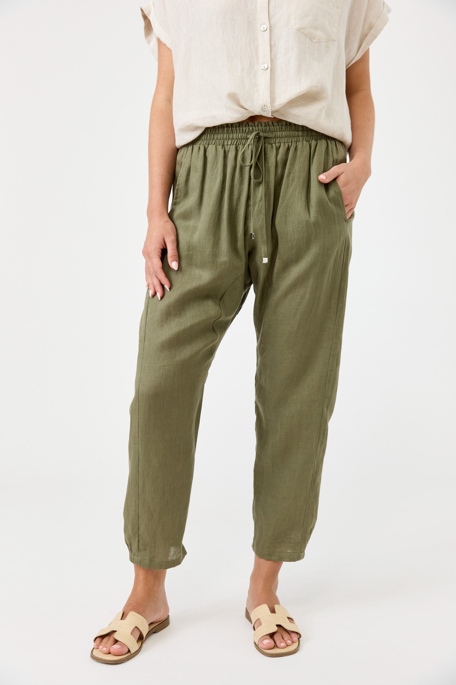 Studio Relaxed Pant - Khaki