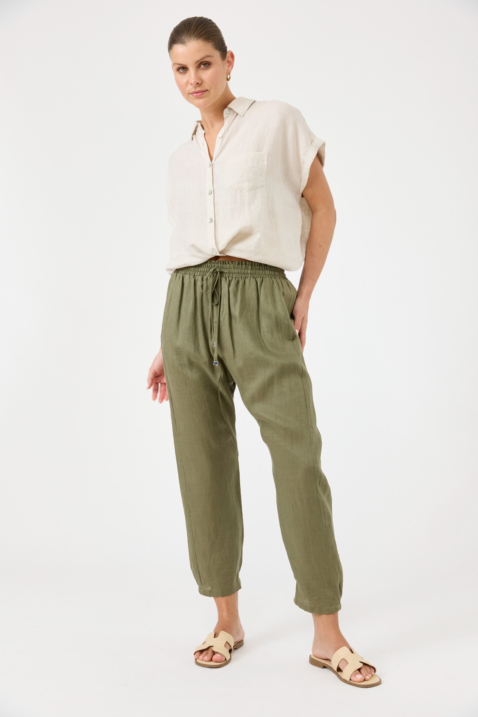 Studio Relaxed Pant - Khaki