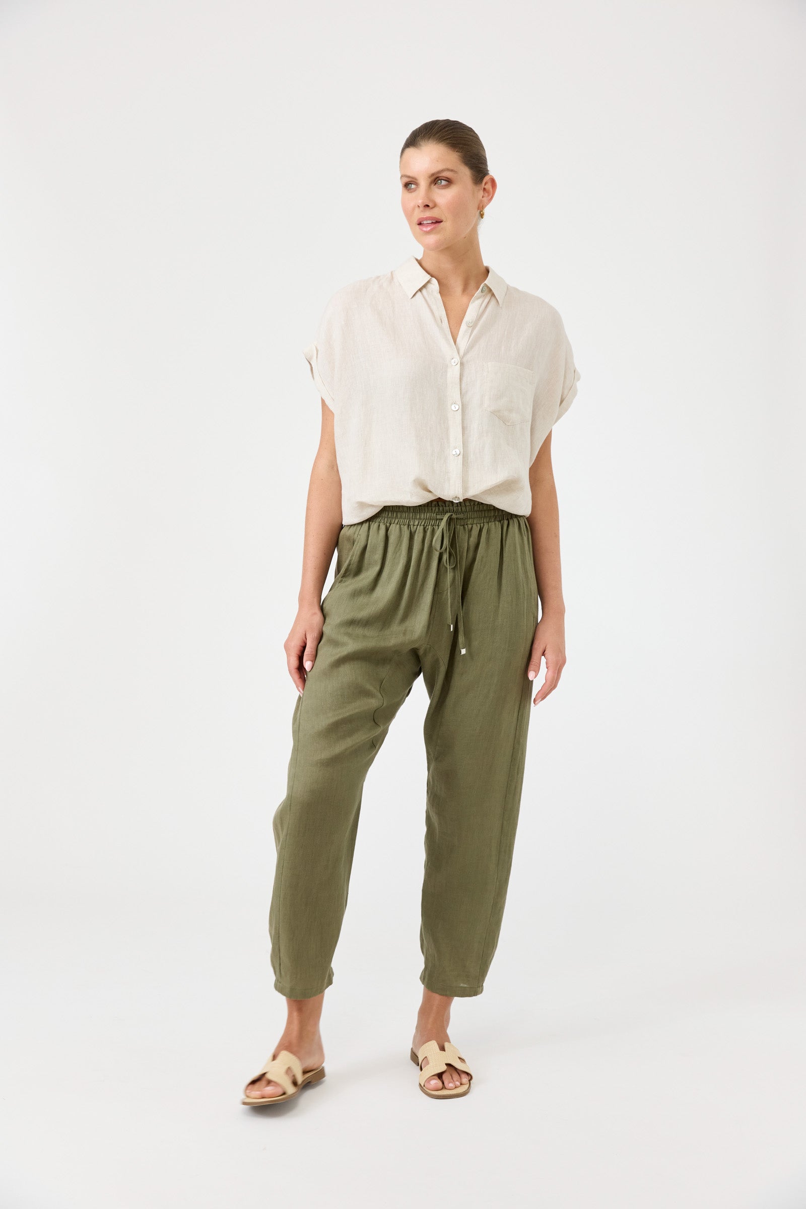 Studio Relaxed Pant - Khaki