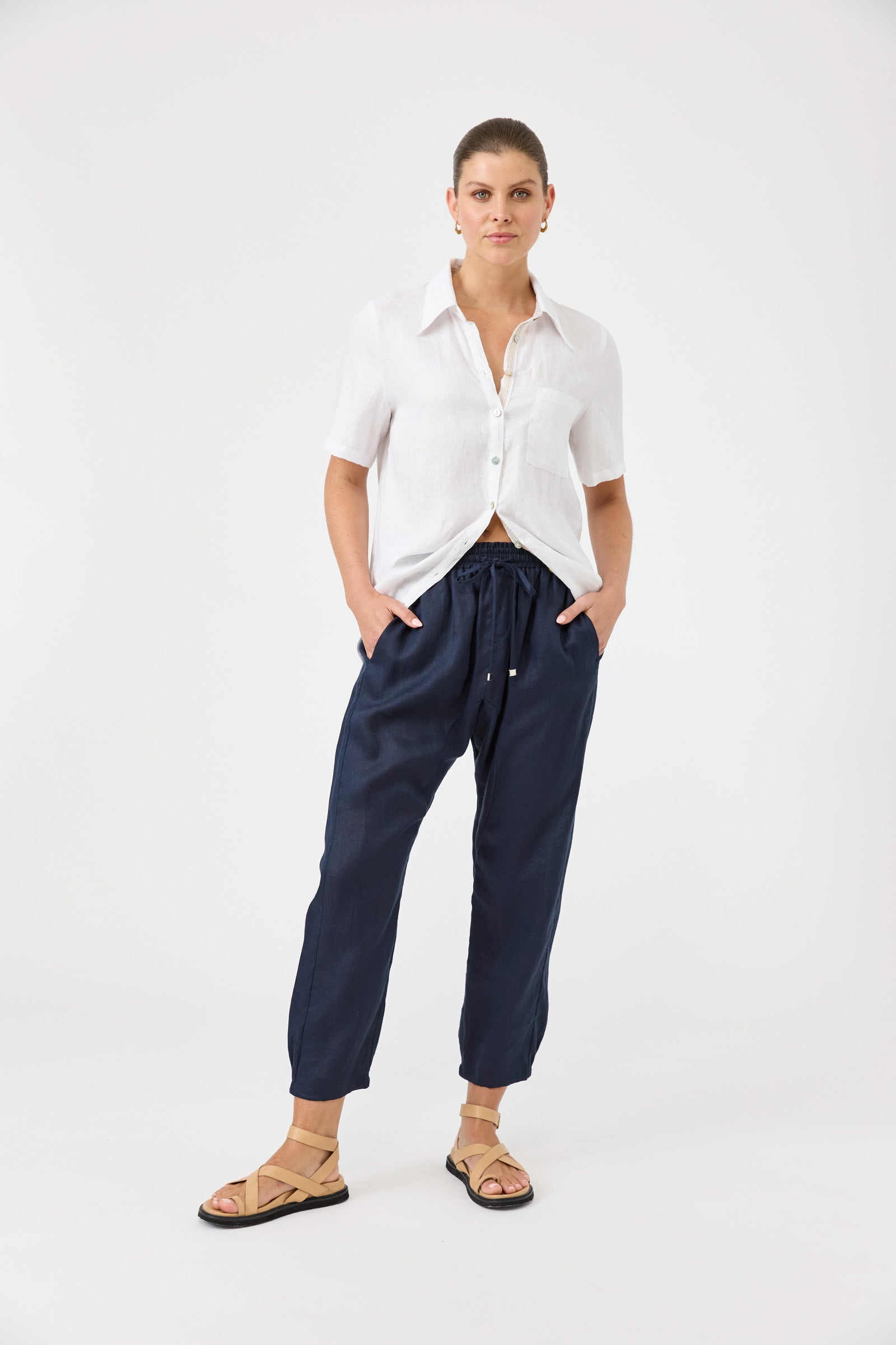 Studio Relaxed Pant - Navy