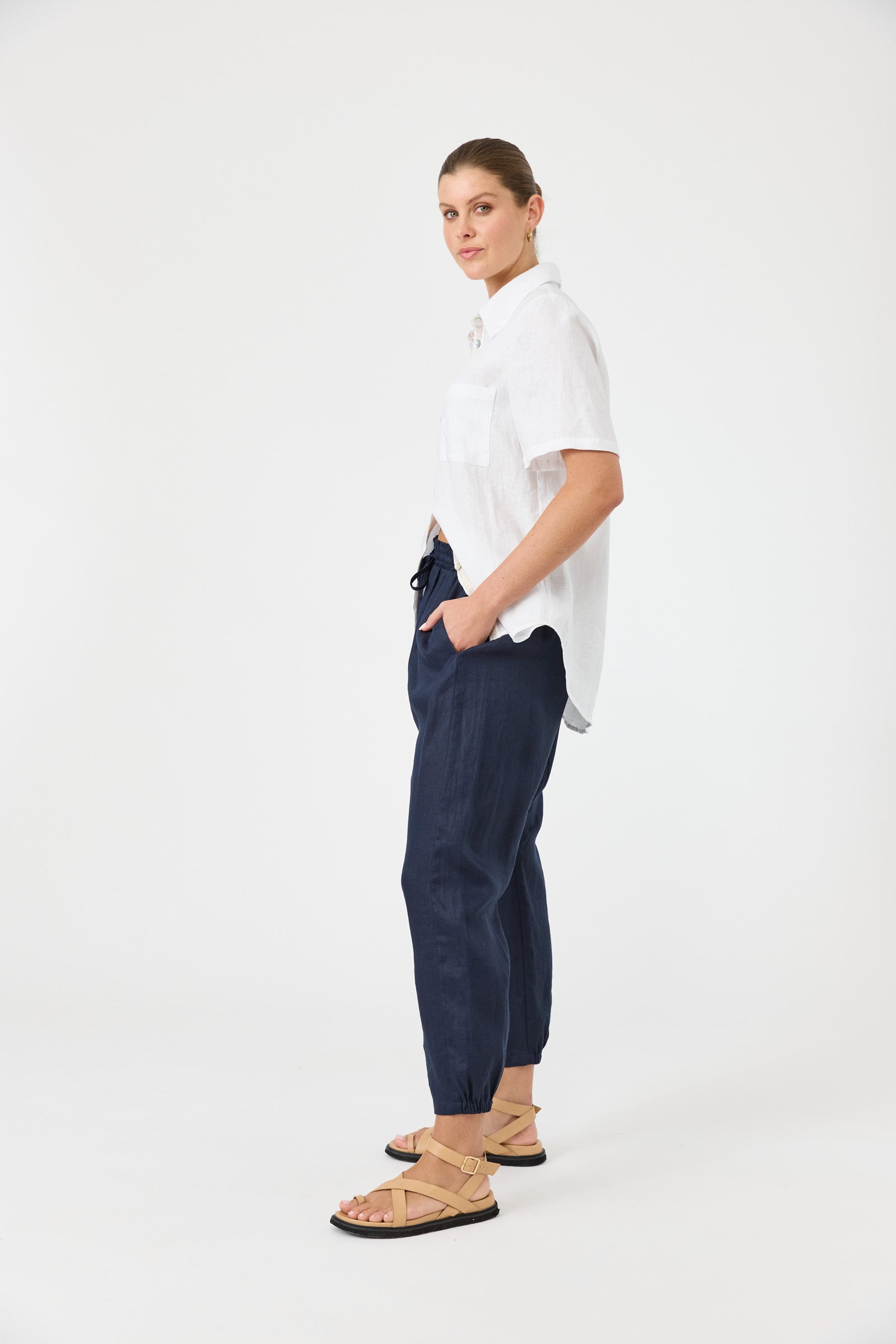 Studio Relaxed Pant - Navy