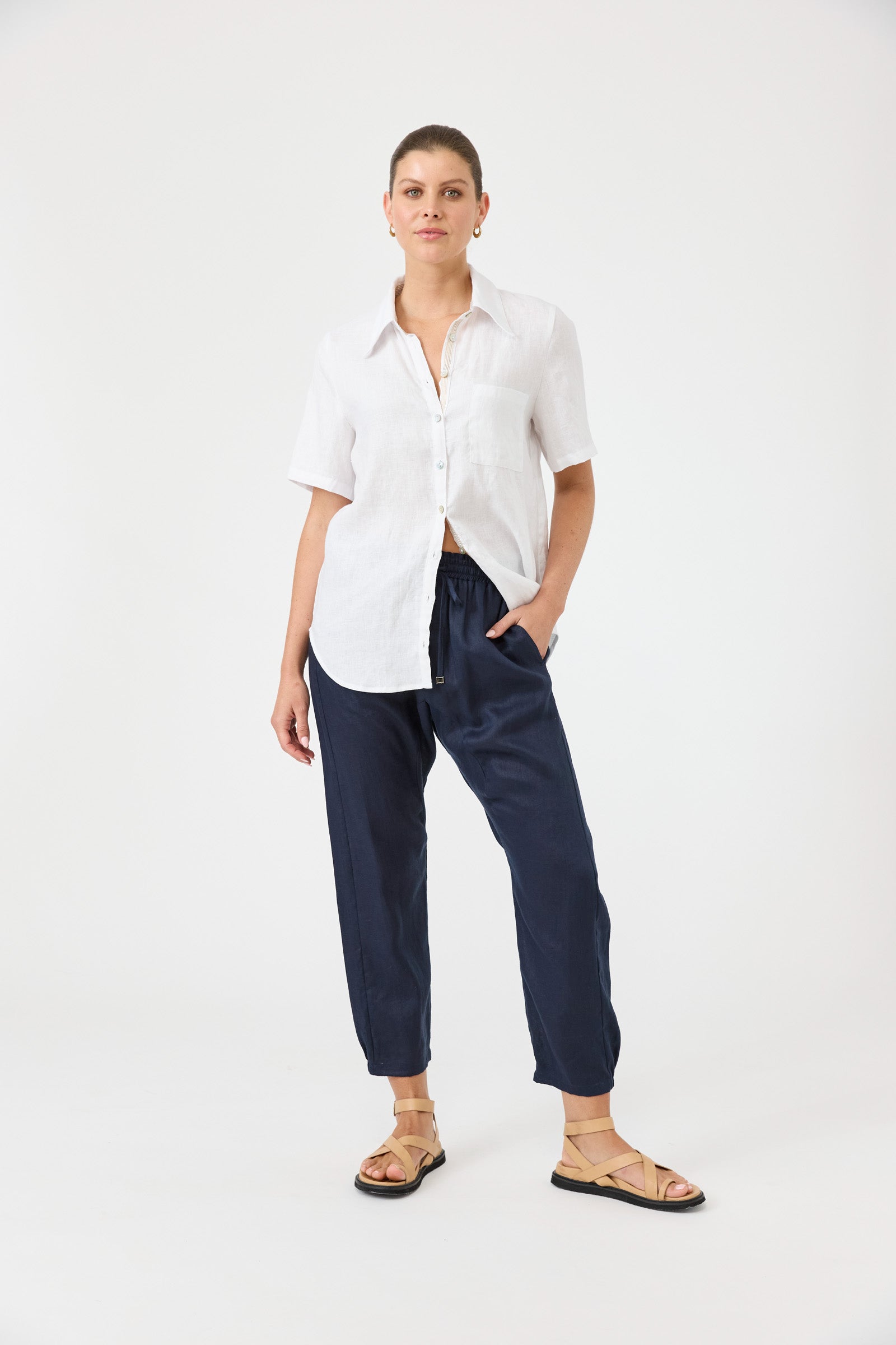 Studio Relaxed Pant - Navy