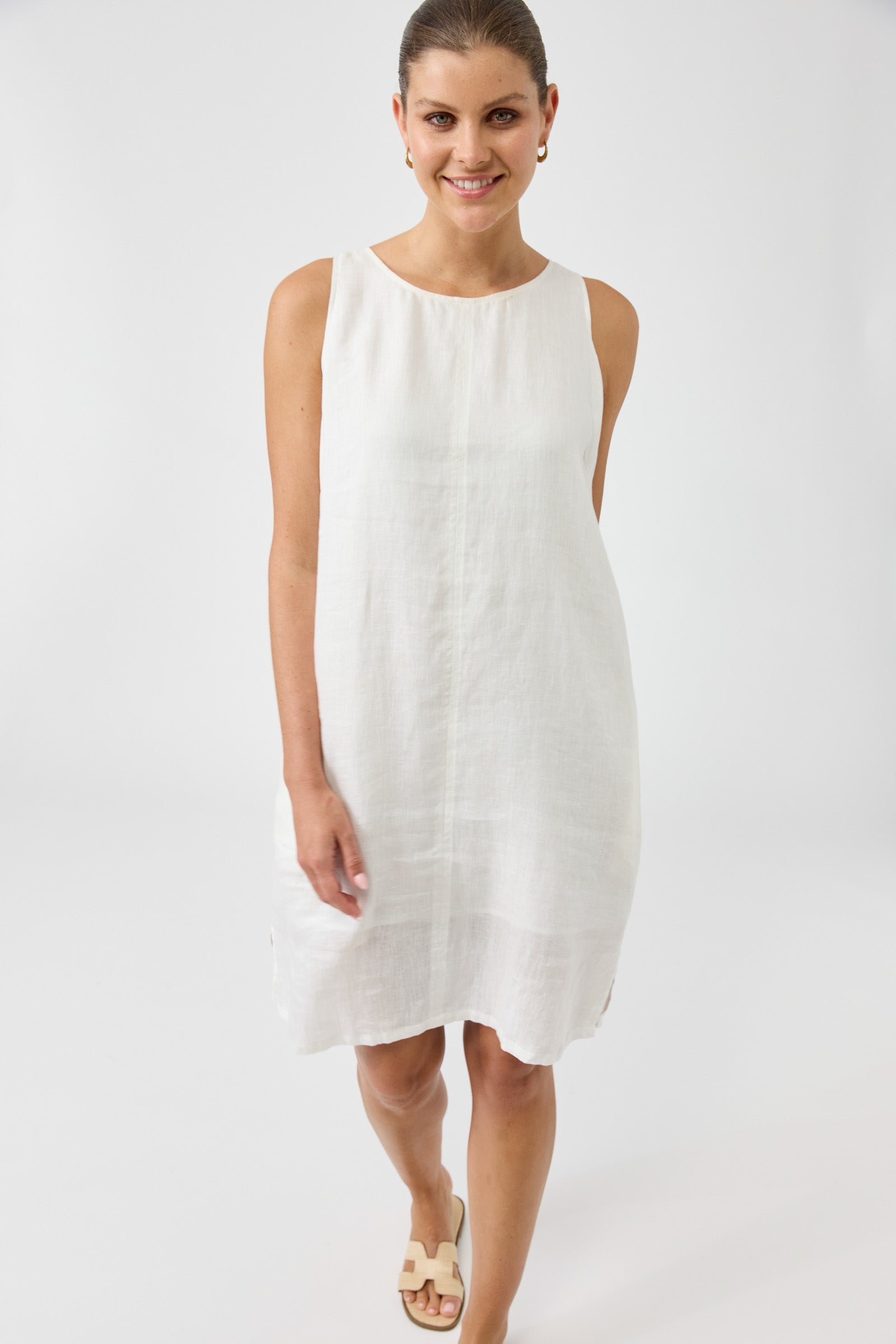 Studio Midi Dress - Salt