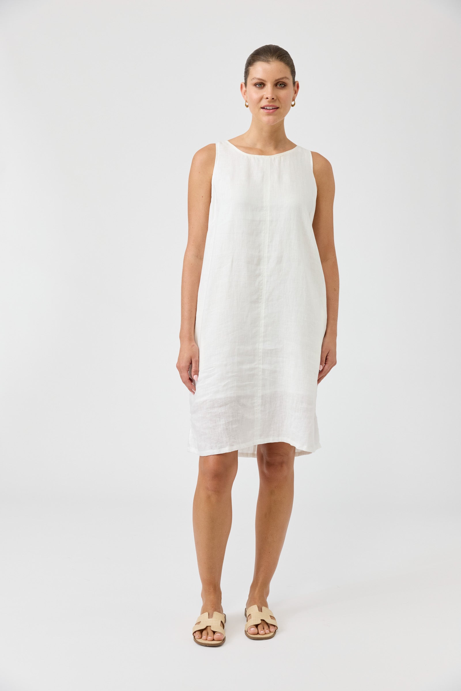 Studio Midi Dress - Salt