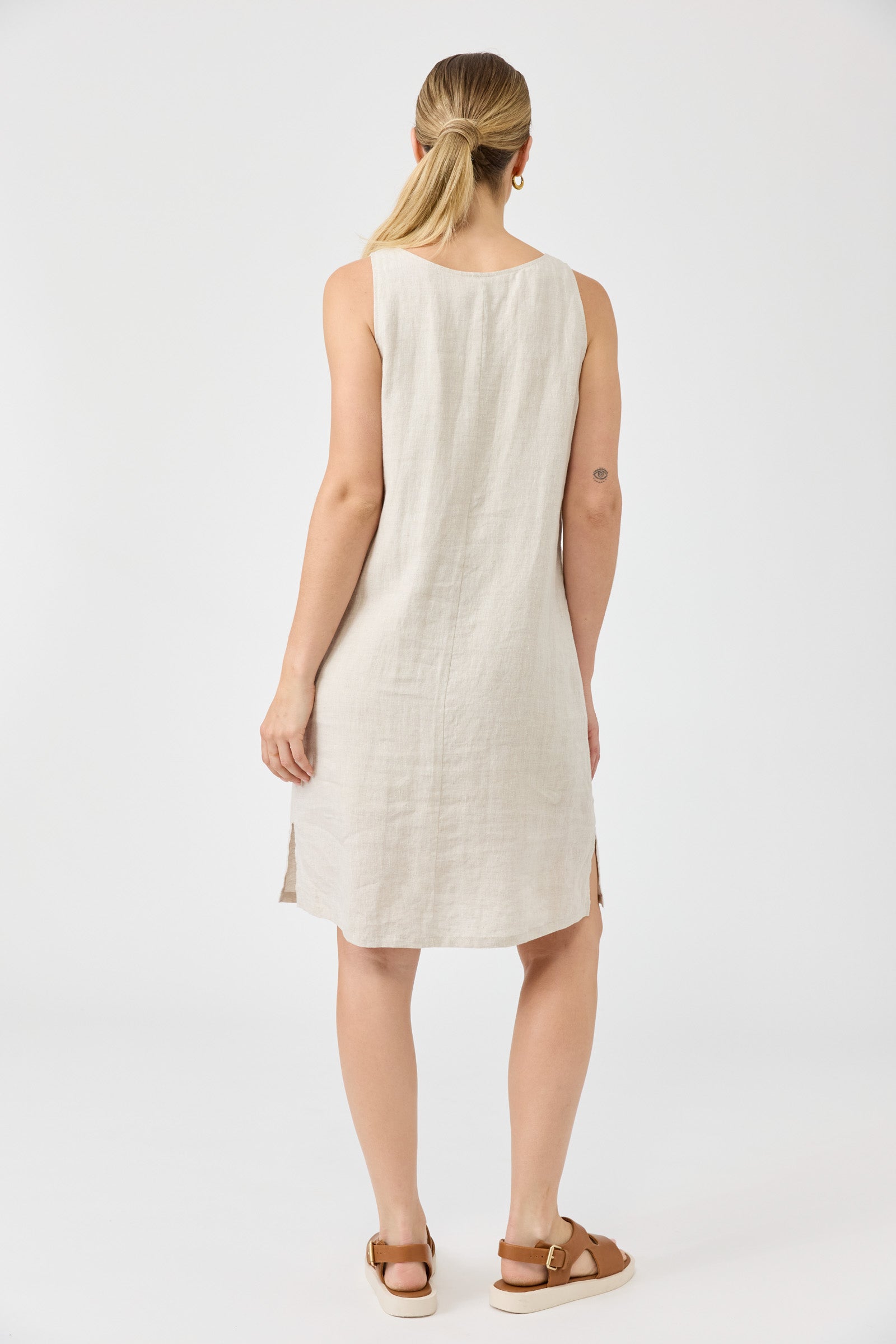 Studio Midi Dress - Tusk