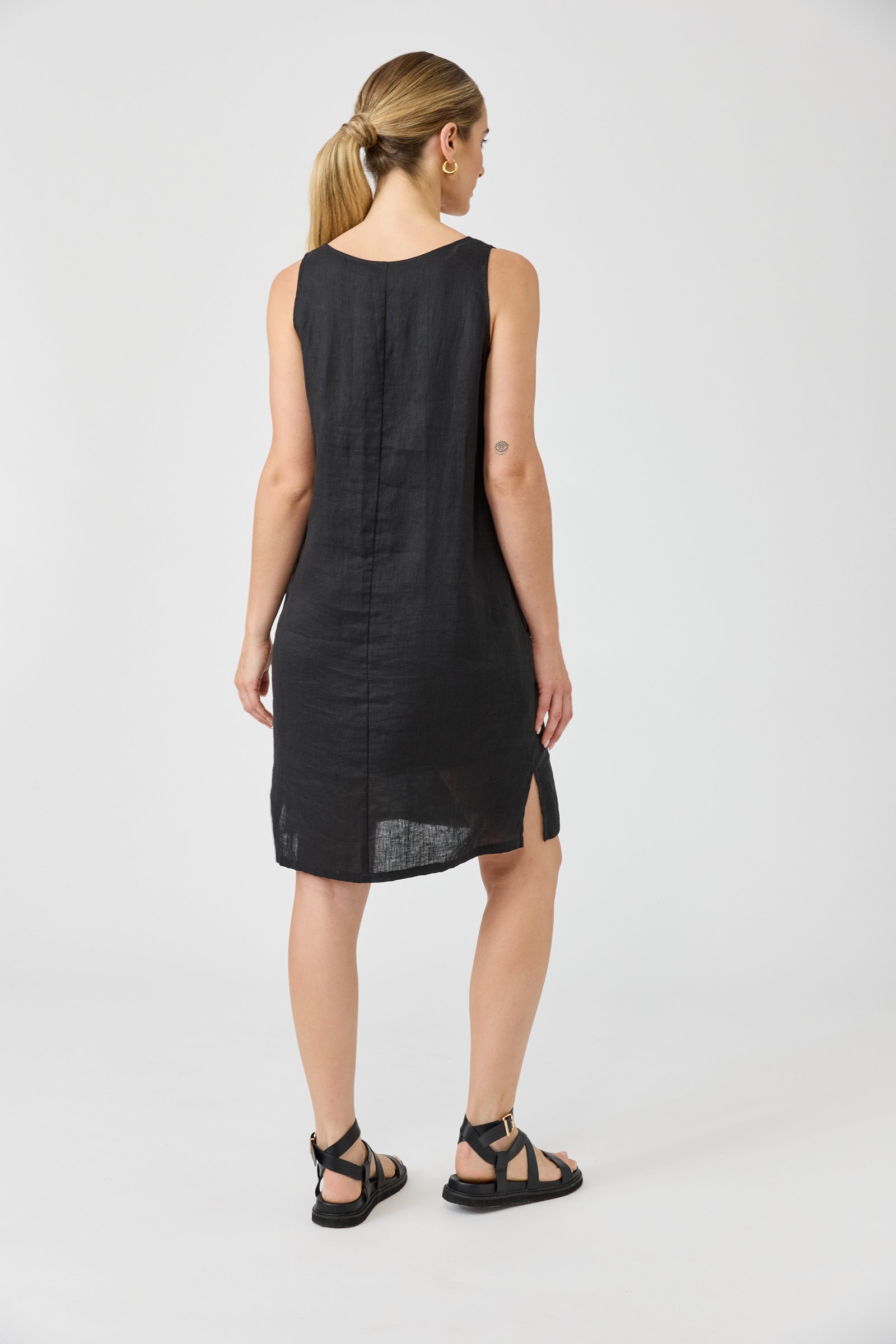 Studio Midi Dress - Ebony