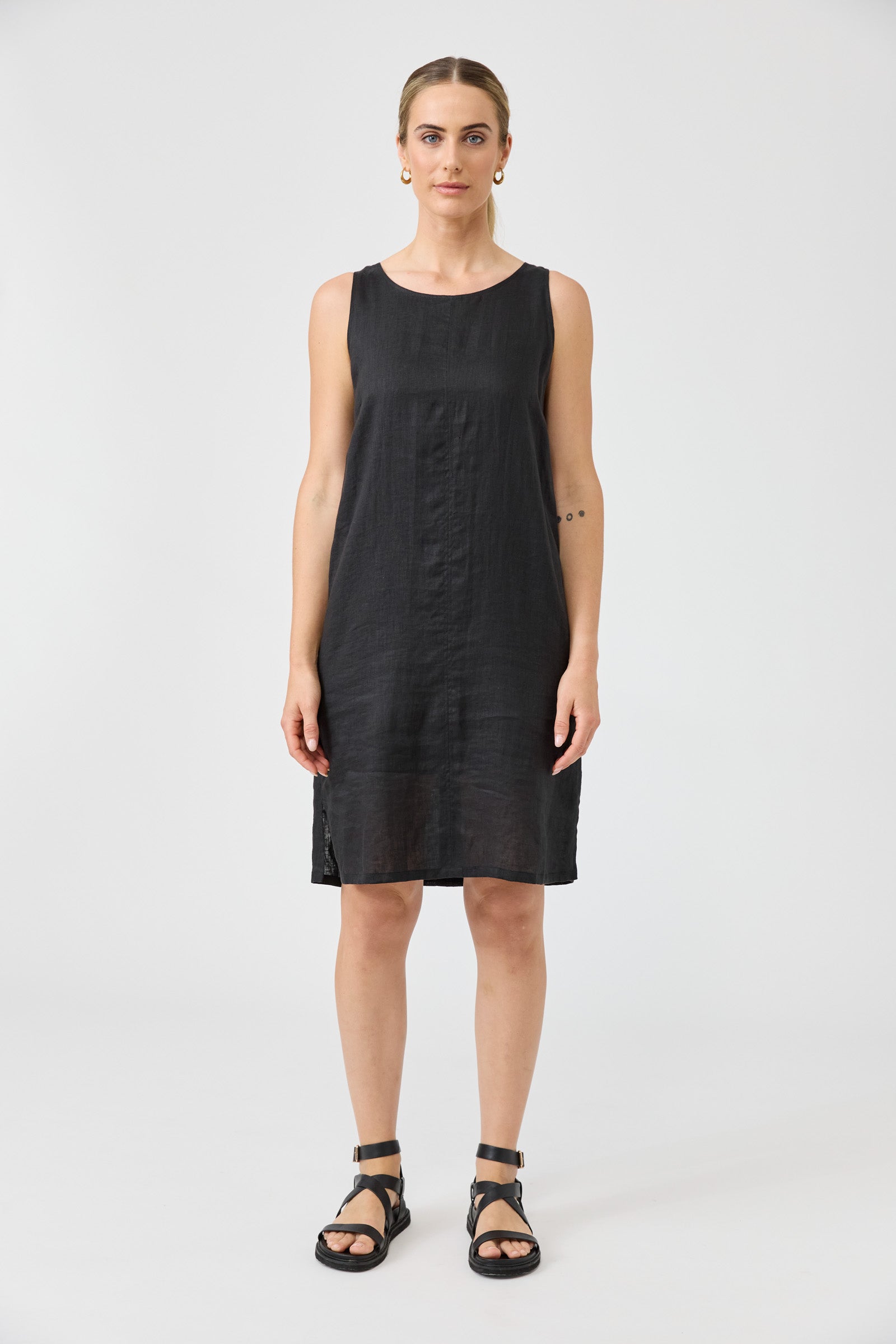 Studio Midi Dress - Ebony