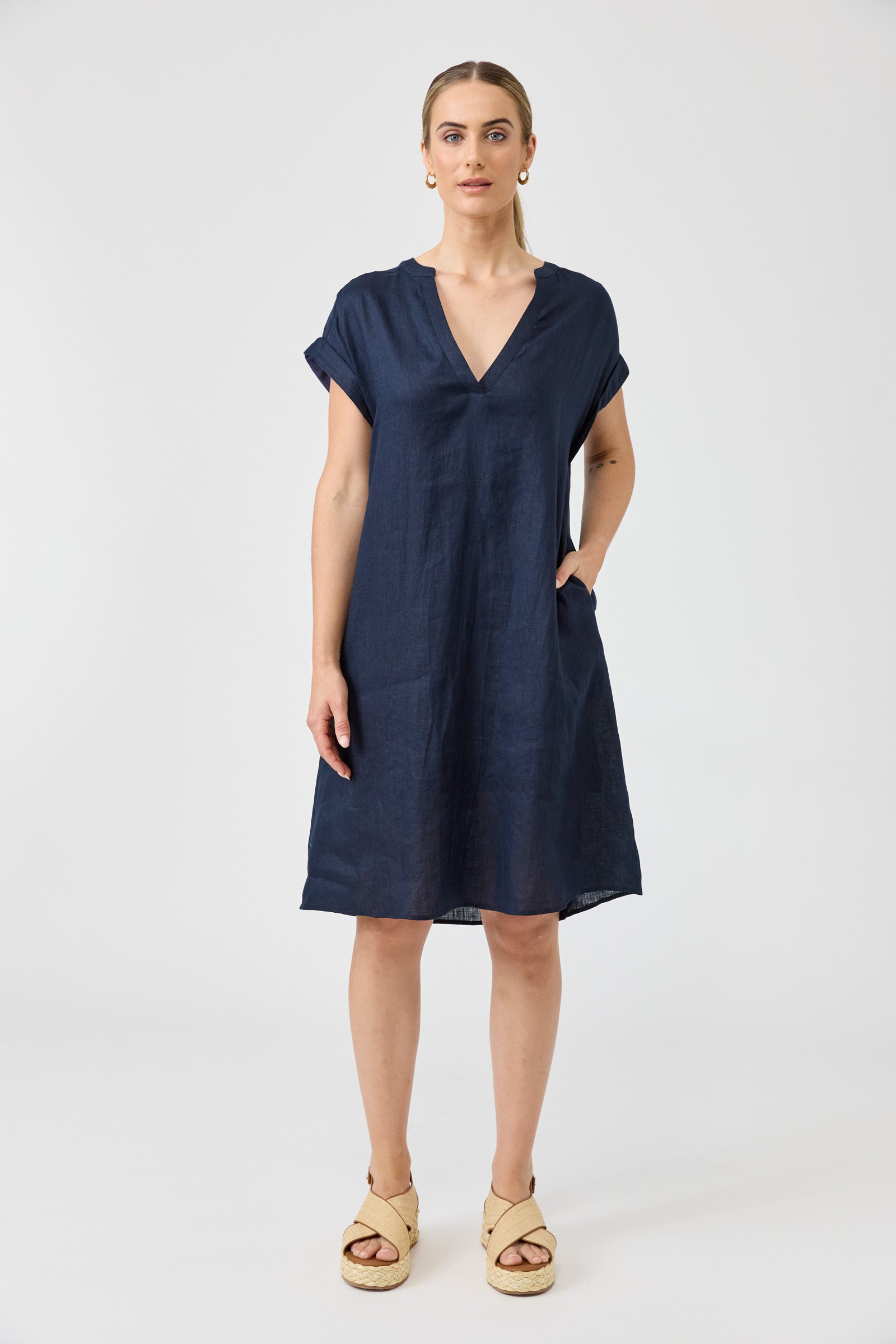 Studio Dress - Navy