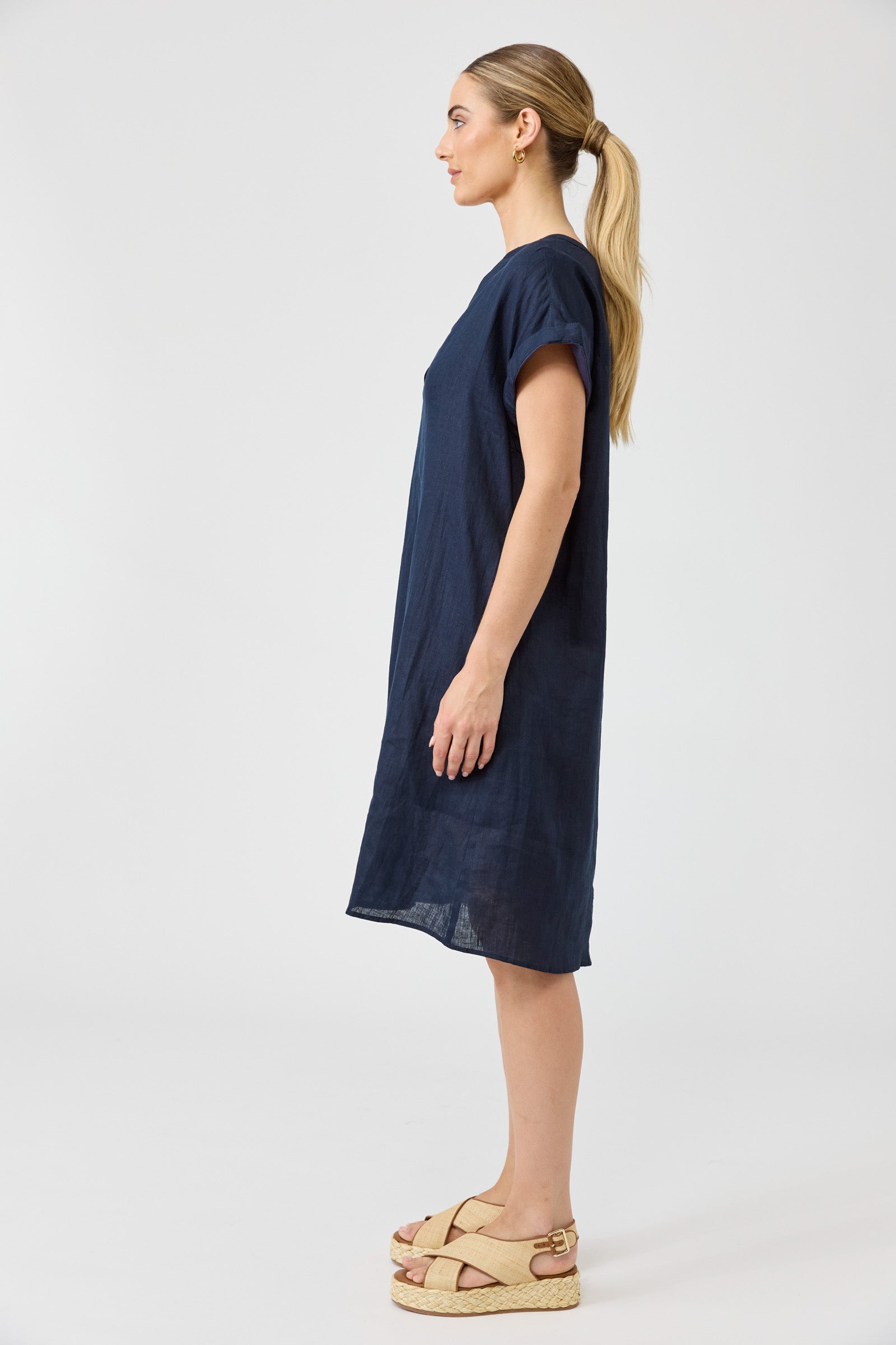 Studio Dress - Navy