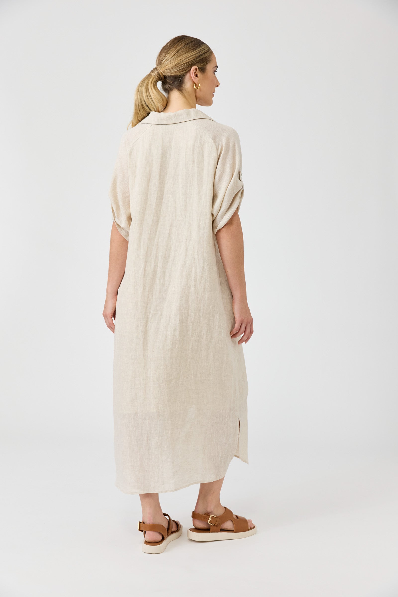 Studio Shirt Dress - Tusk