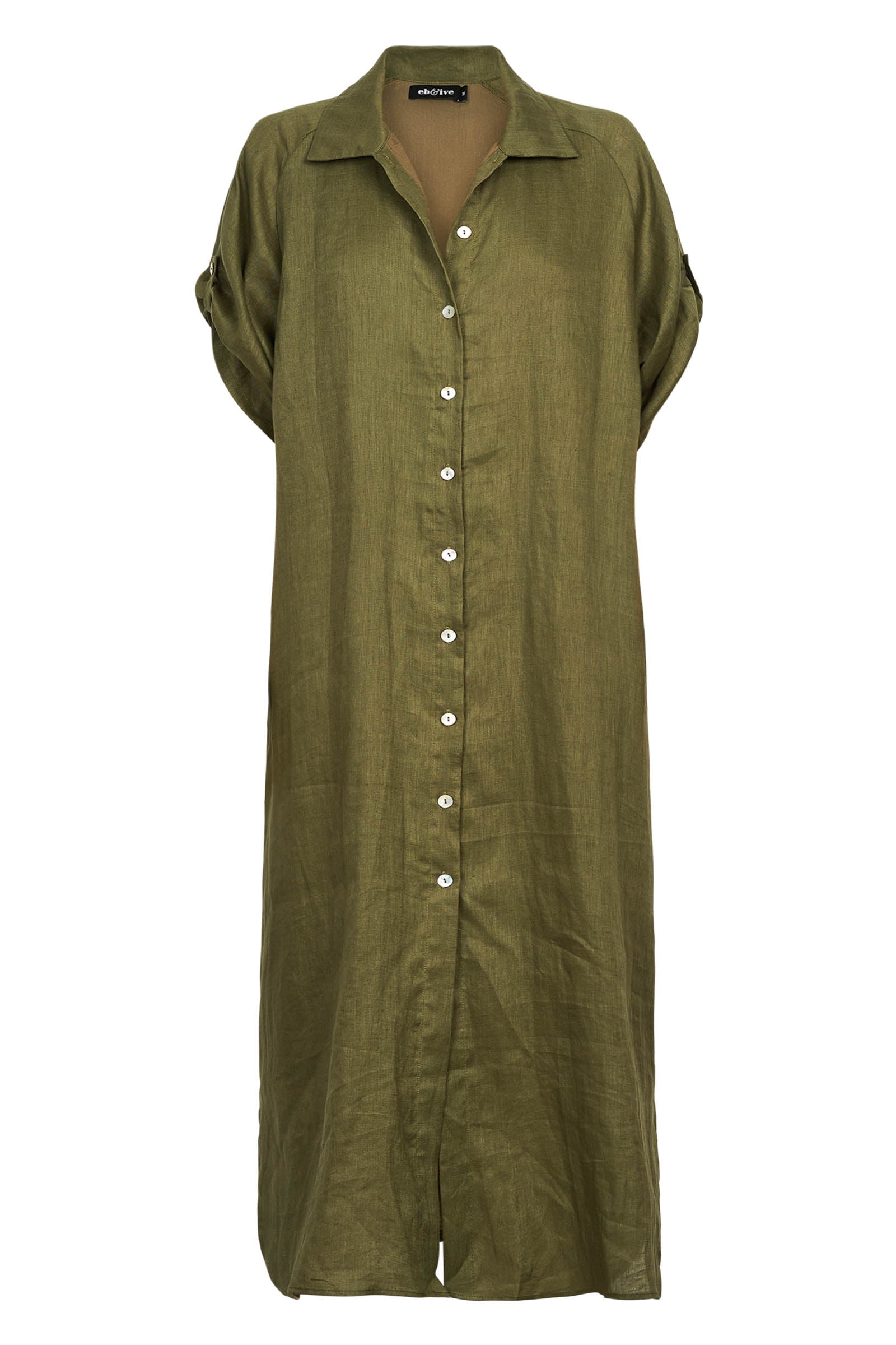Studio Shirt Dress - Khaki