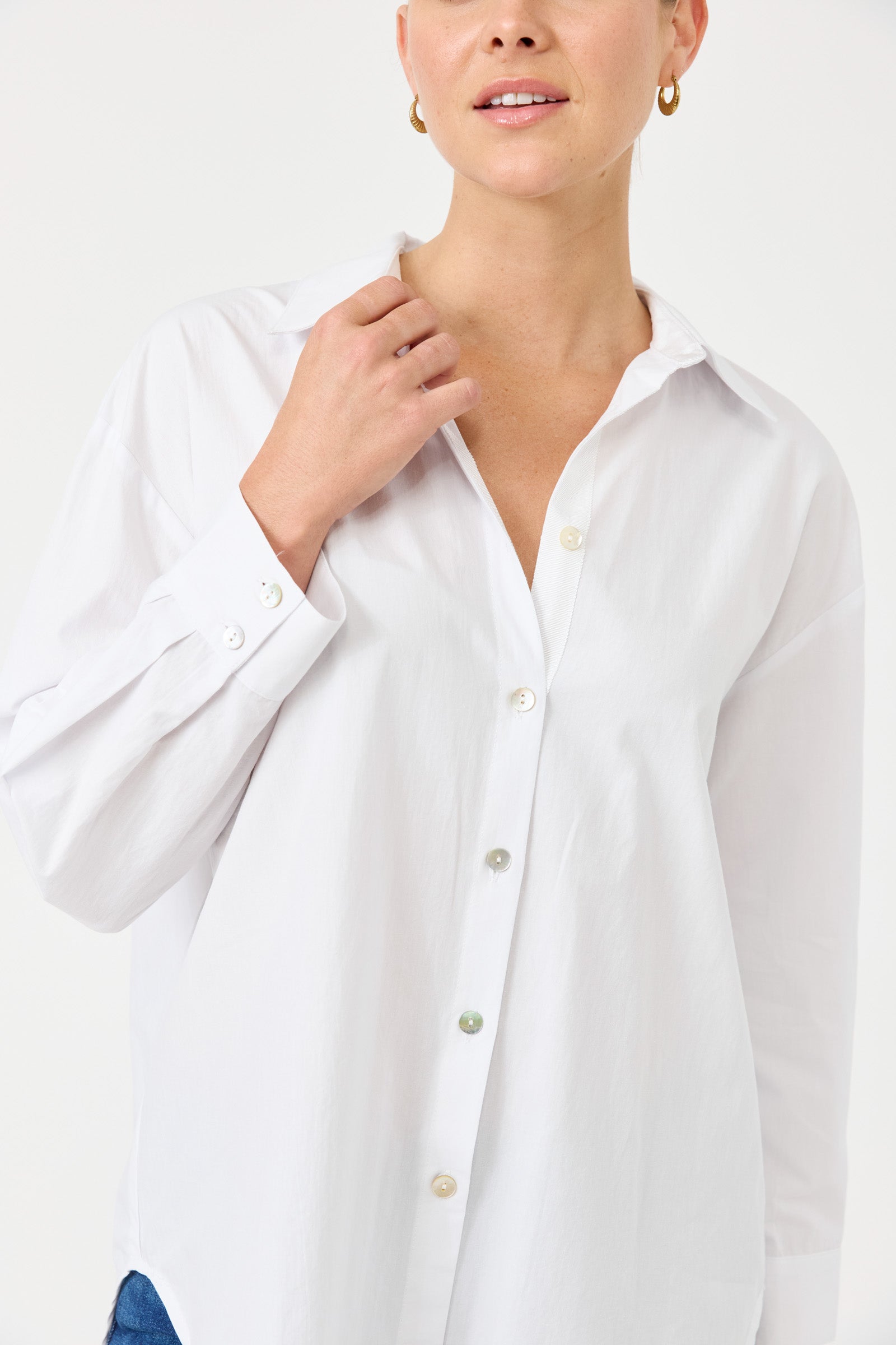 Studio Oversize Shirt - Salt