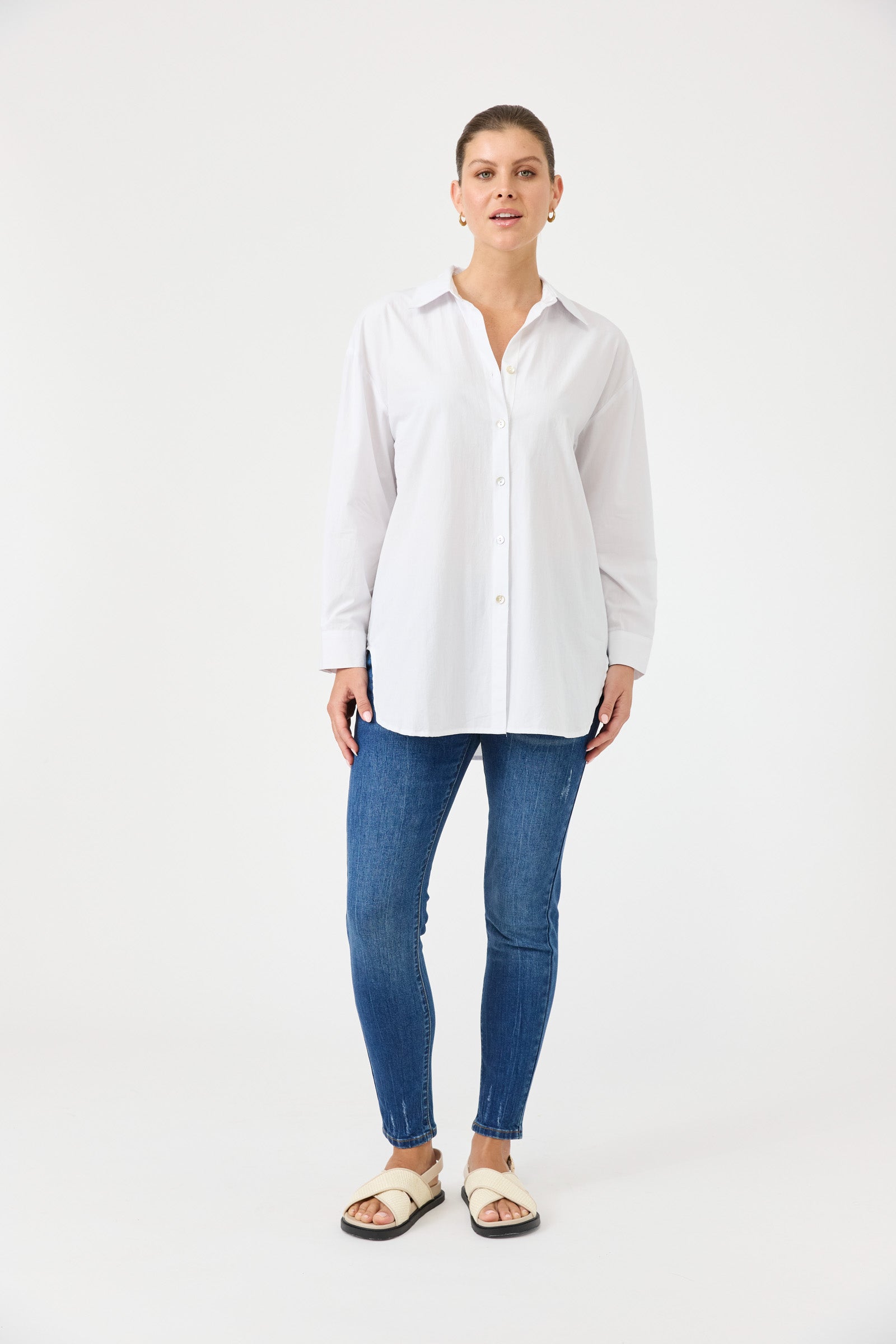 Studio Oversize Shirt - Salt