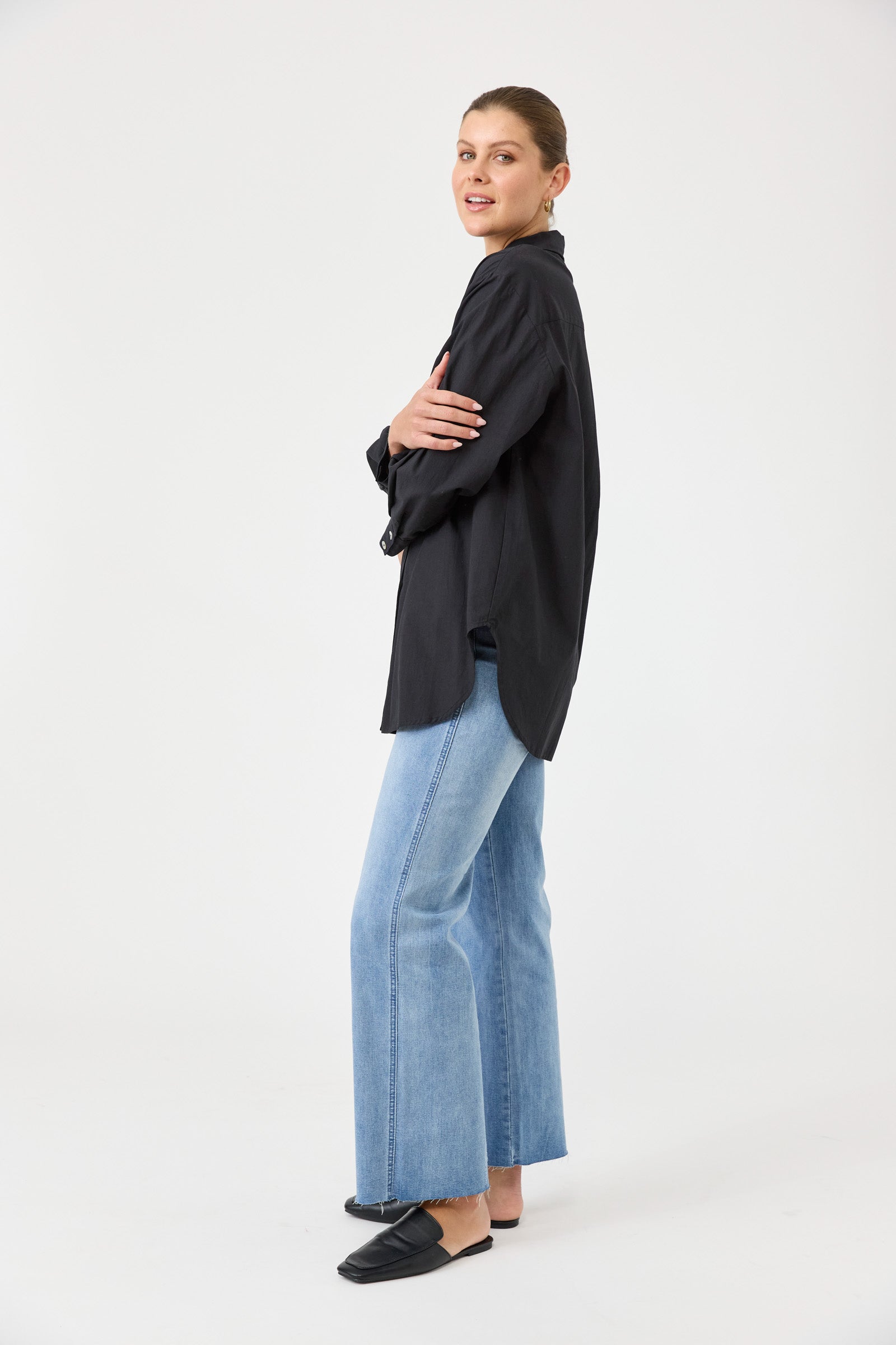 Studio Oversize Shirt - Ebony