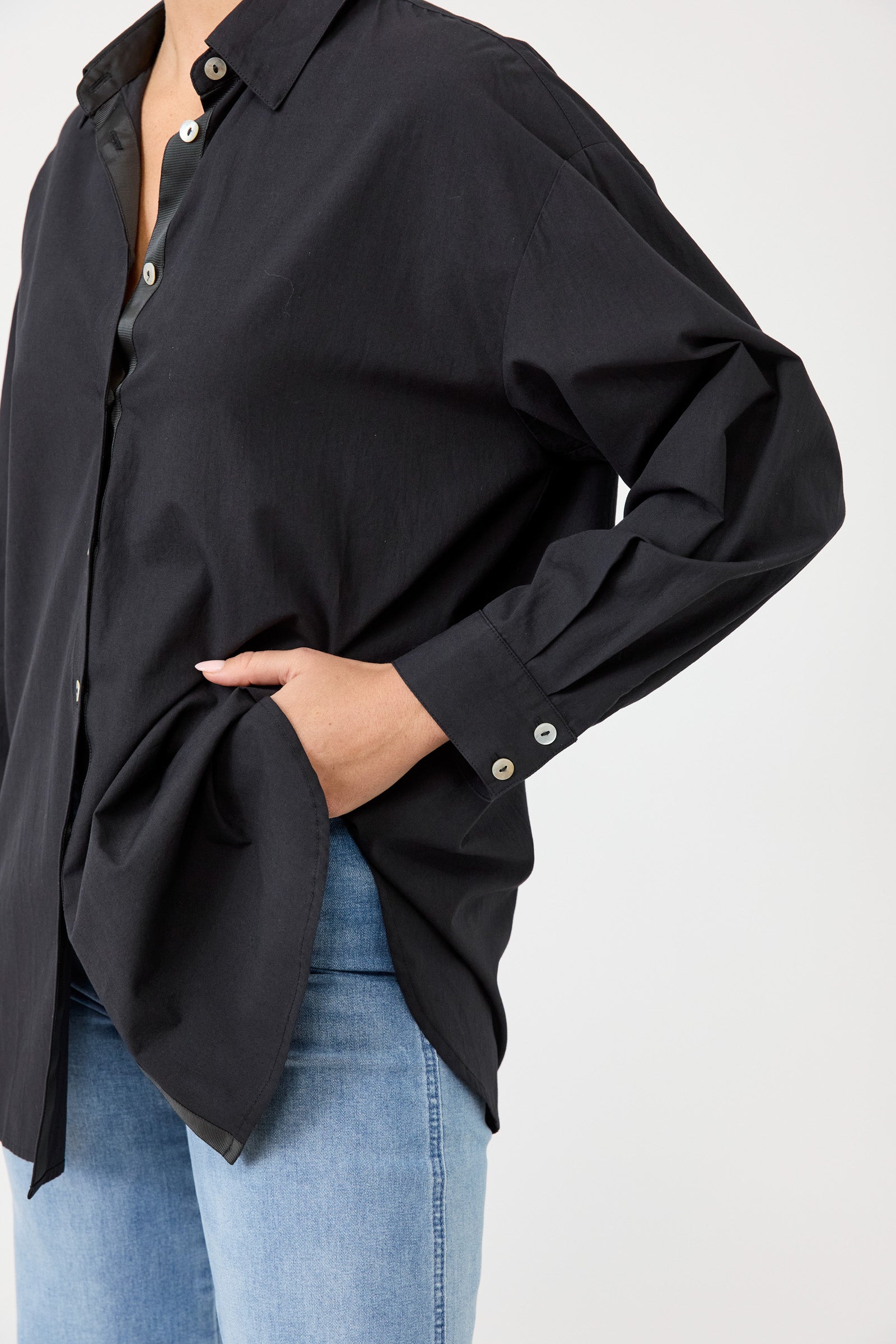 Studio Oversize Shirt - Ebony