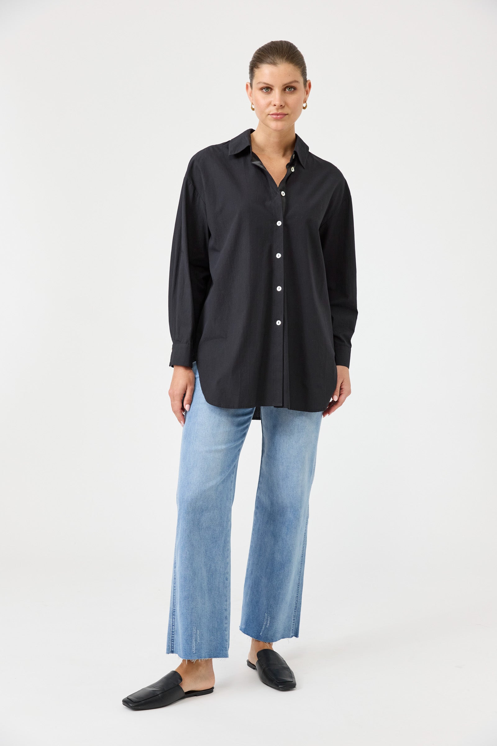 Studio Oversize Shirt - Ebony