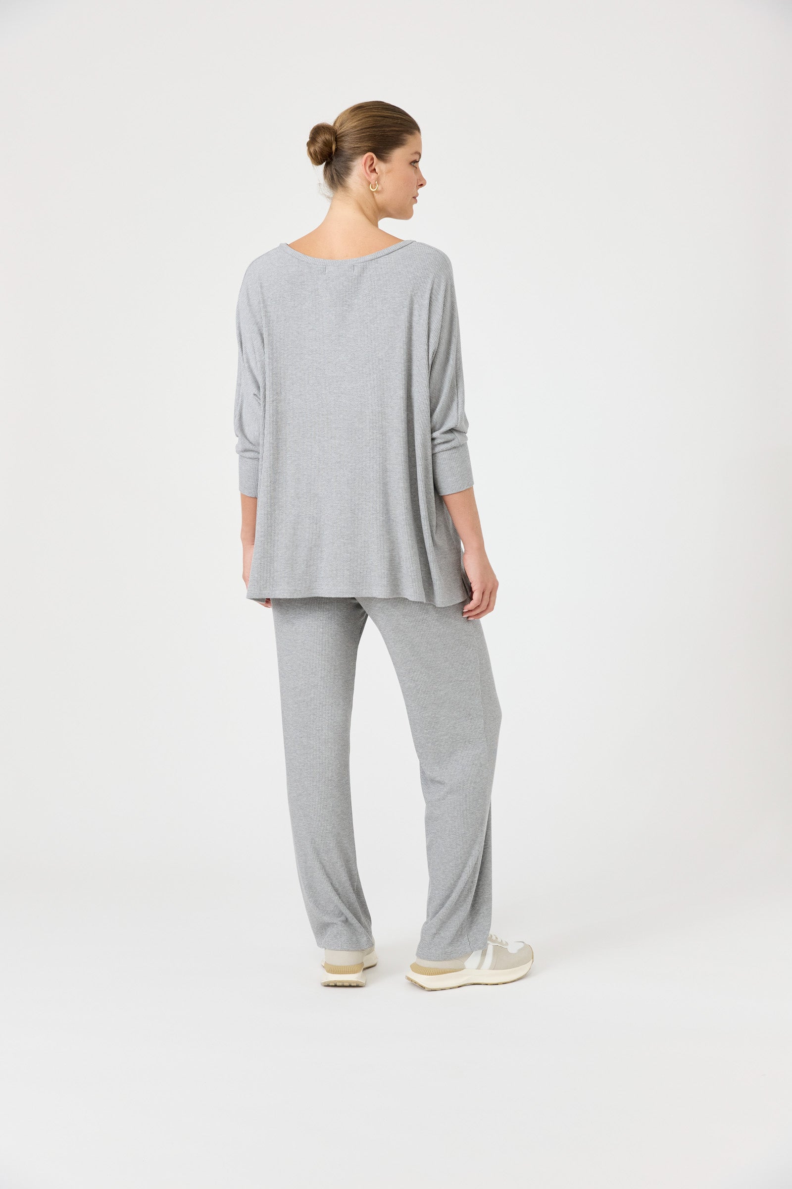 Studio Jersey Top - Gray